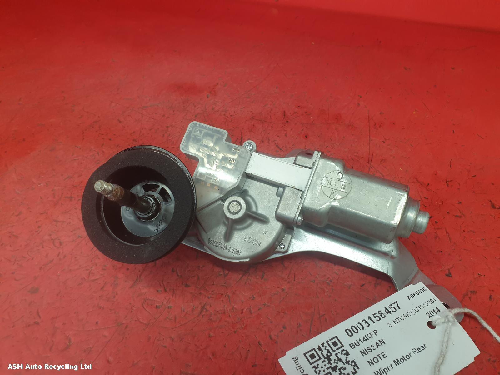 View Auto part Wiper Motor Rear Nissan Note 2014