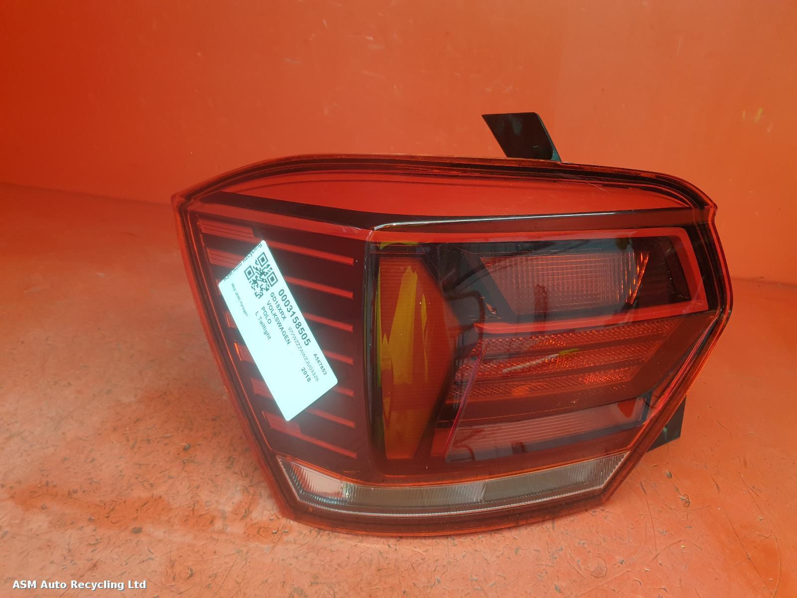 View Auto part L Taillight Volkswagen Polo 2018