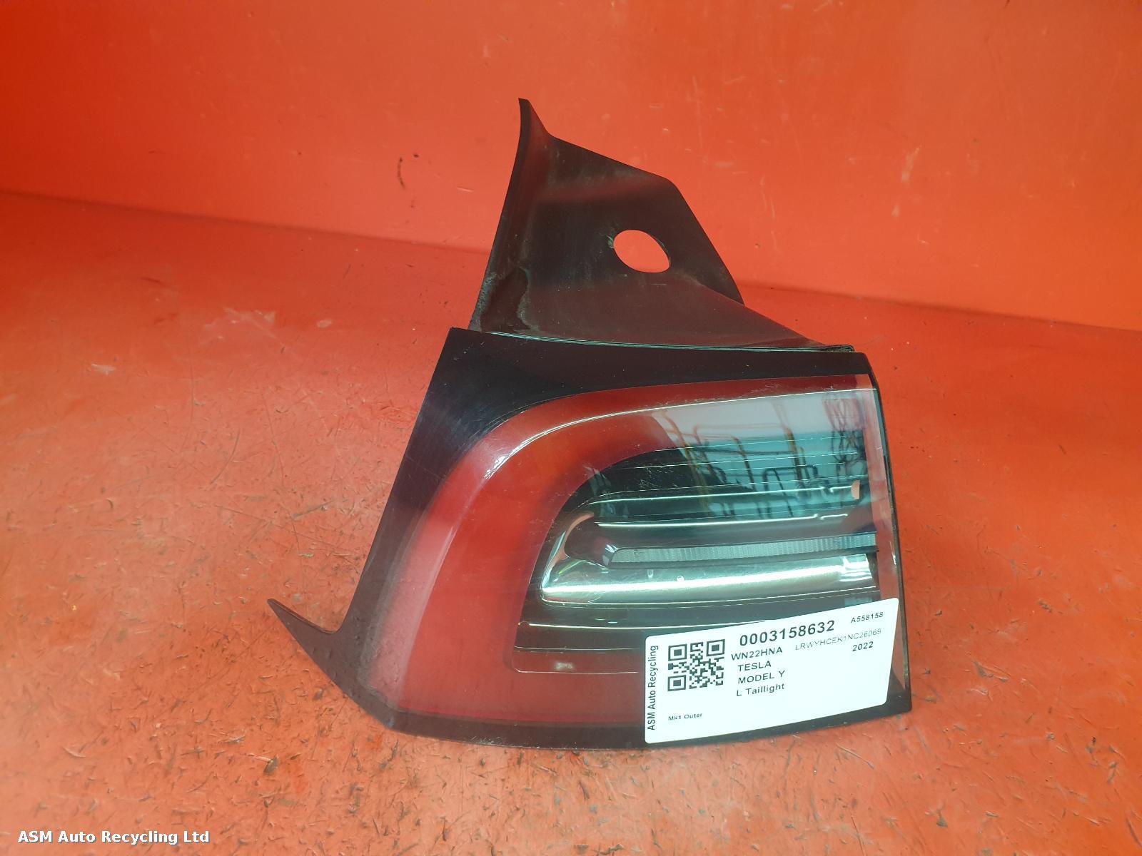 View Auto part L Taillight Tesla Model Y 2022