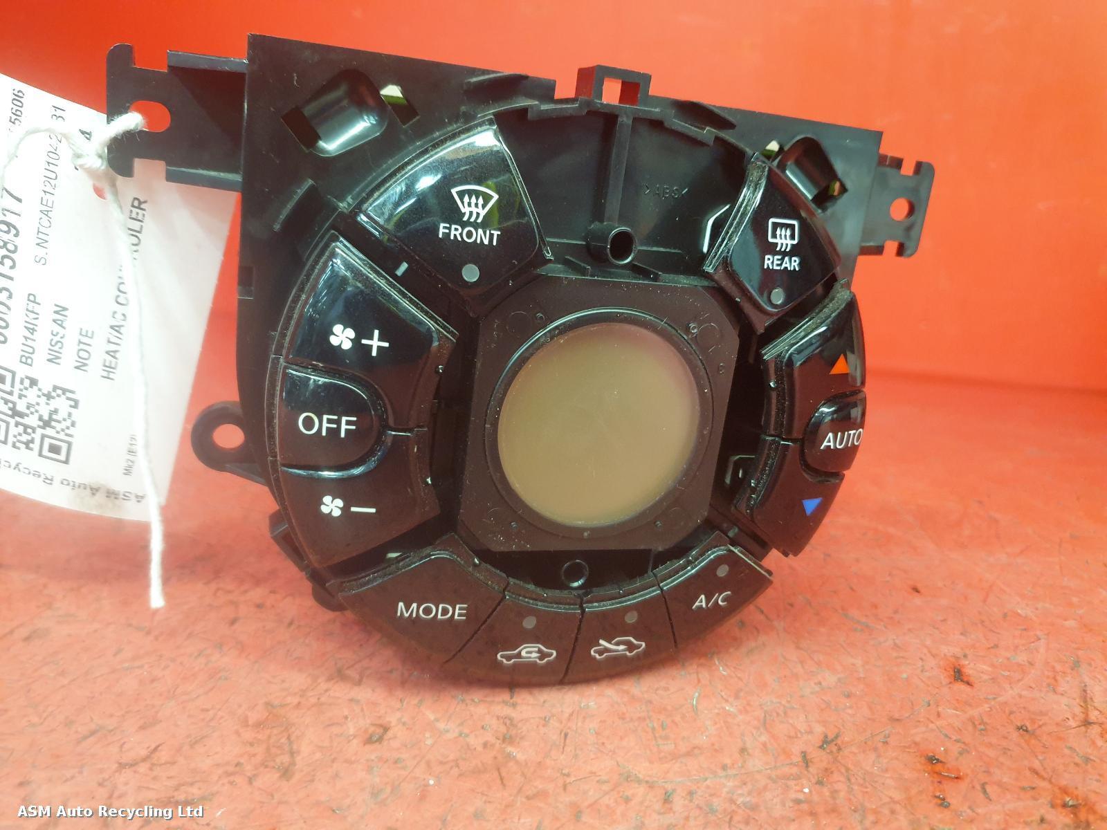 View Auto part Heater/AC Controller Nissan Note 2014
