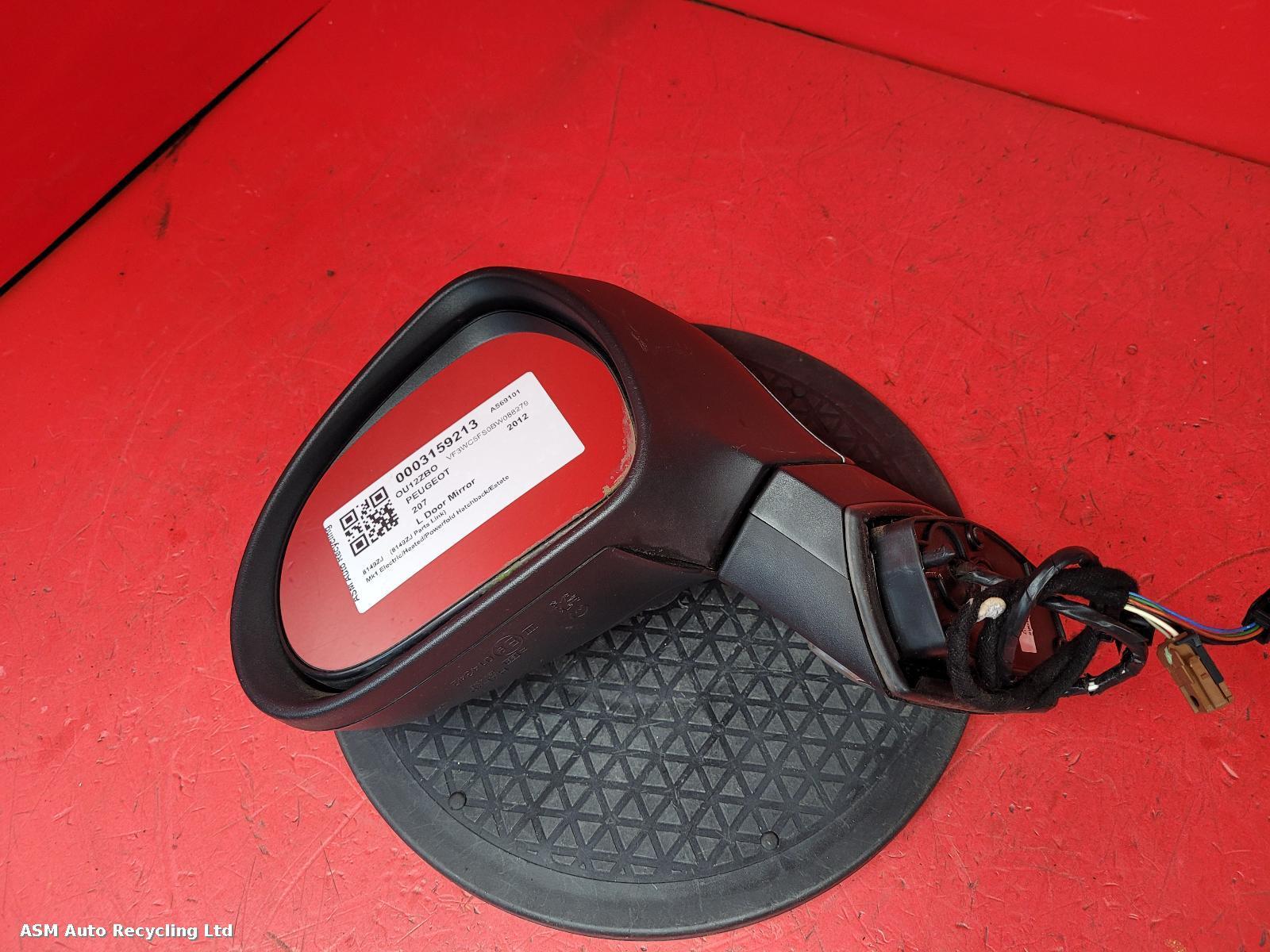 View Auto part L Door Mirror Peugeot 207 2012