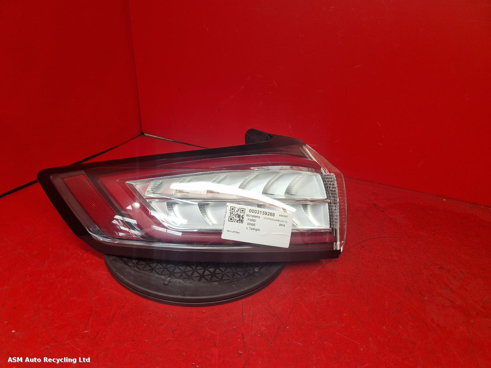 View Auto part L Taillight Ford Edge 2018
