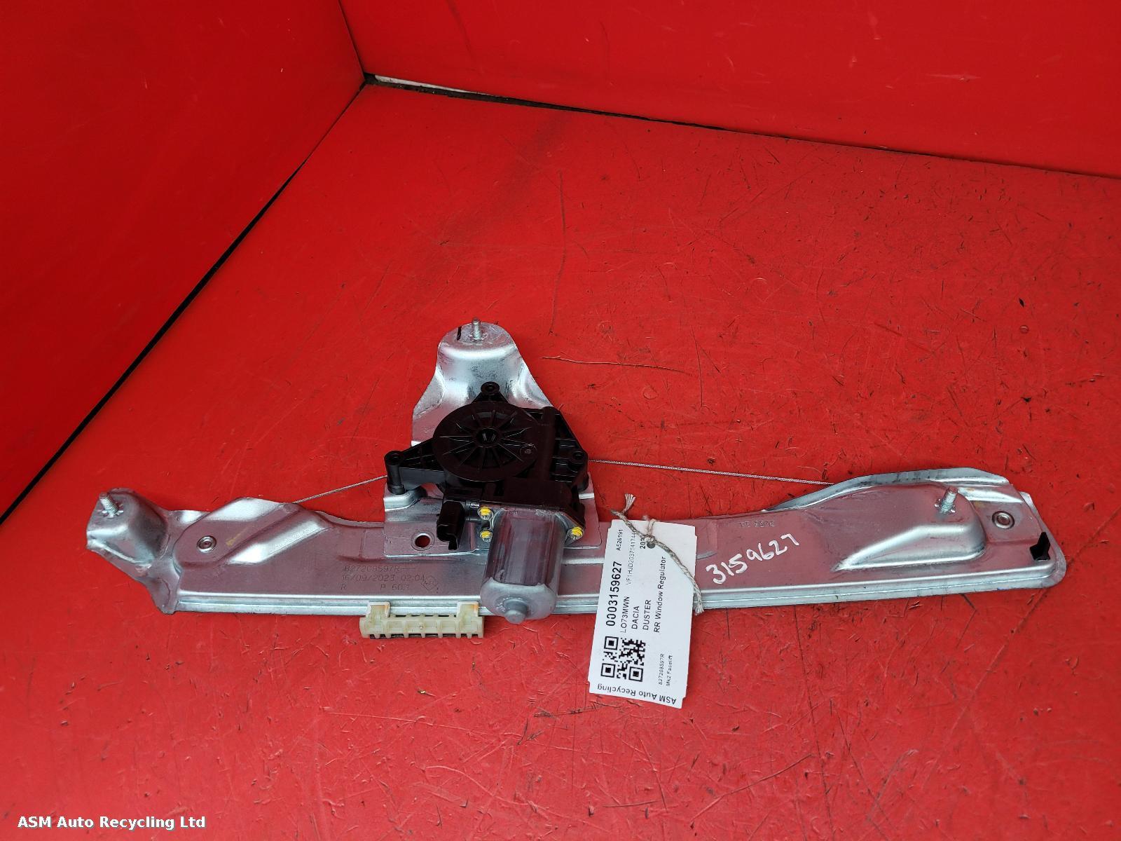 View Auto part RR Window Regulator Dacia Duster 2023