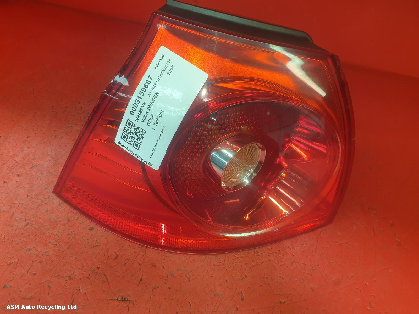 View Auto part L Taillight Volkswagen Golf 2008