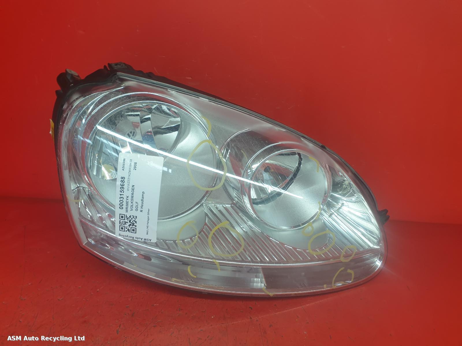 View Auto part R Headlamp Volkswagen Golf 2008