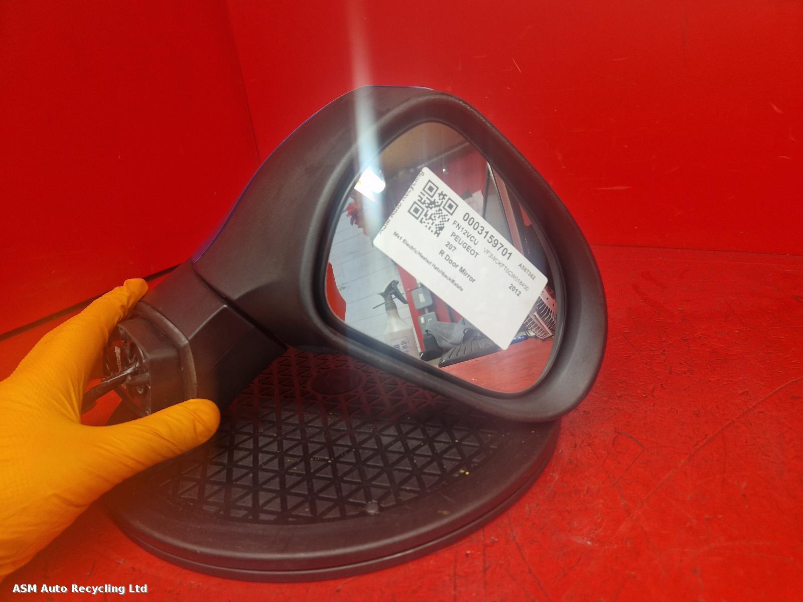 View Auto part R Door Mirror Peugeot 207 2012
