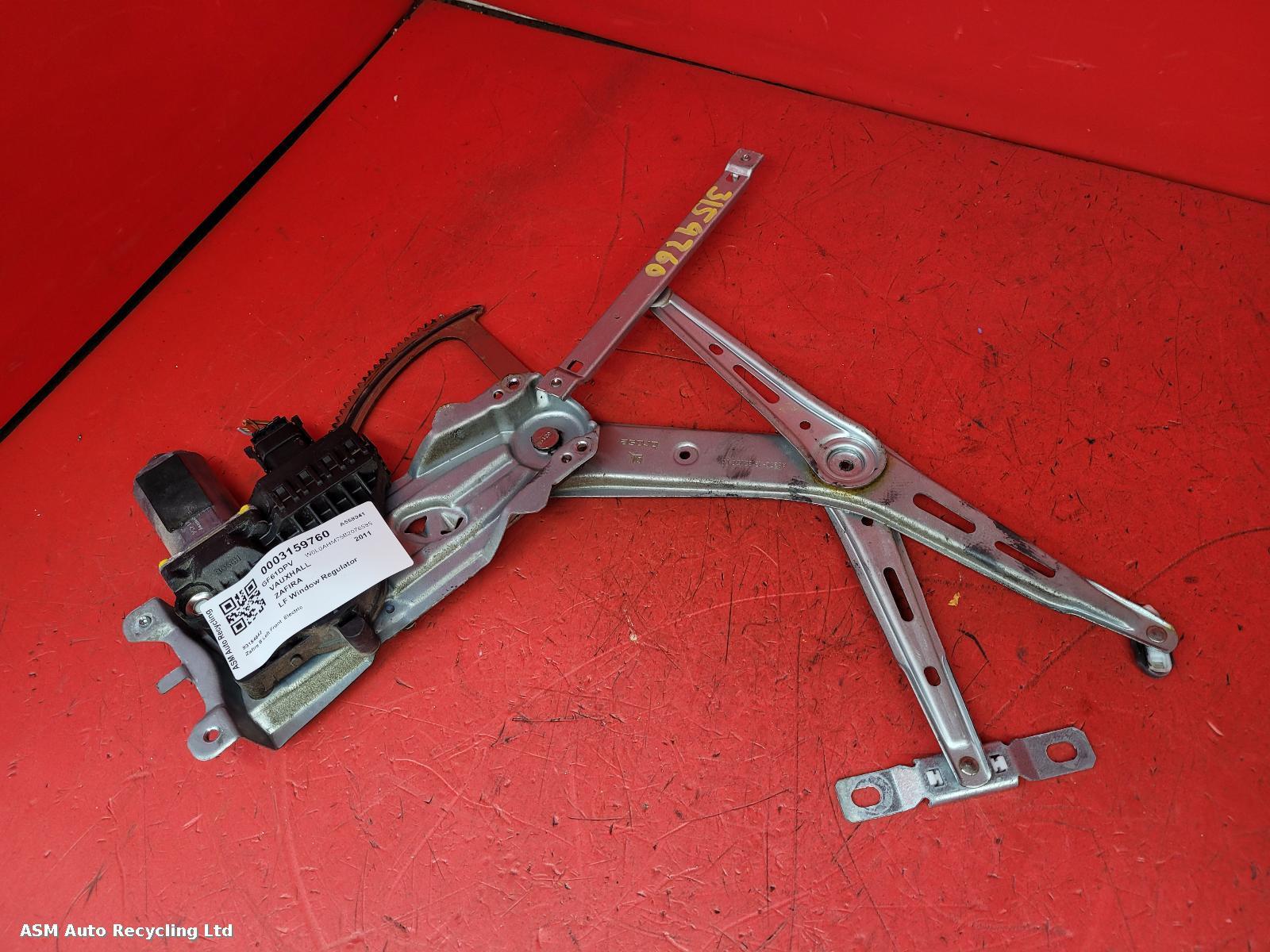 View Auto part LF Window Regulator Vauxhall Zafira 2011