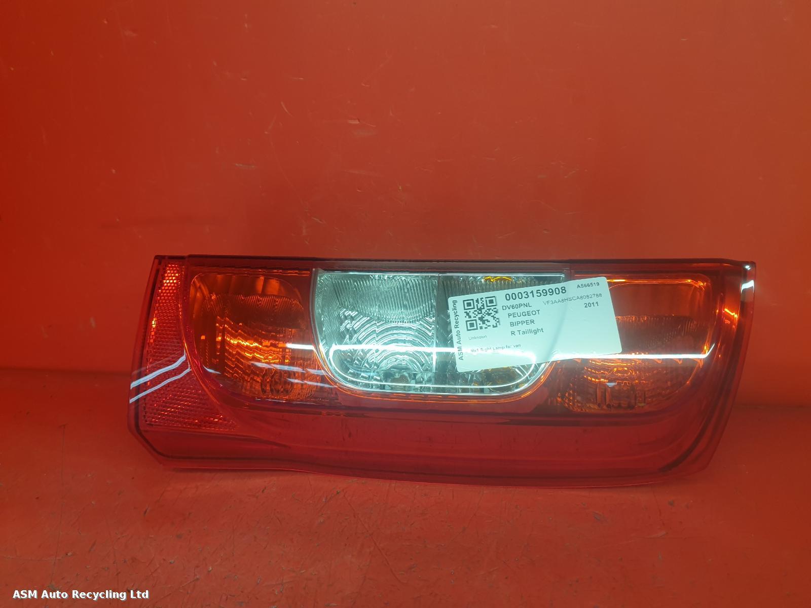 View Auto part R Taillight Peugeot Bipper 2011