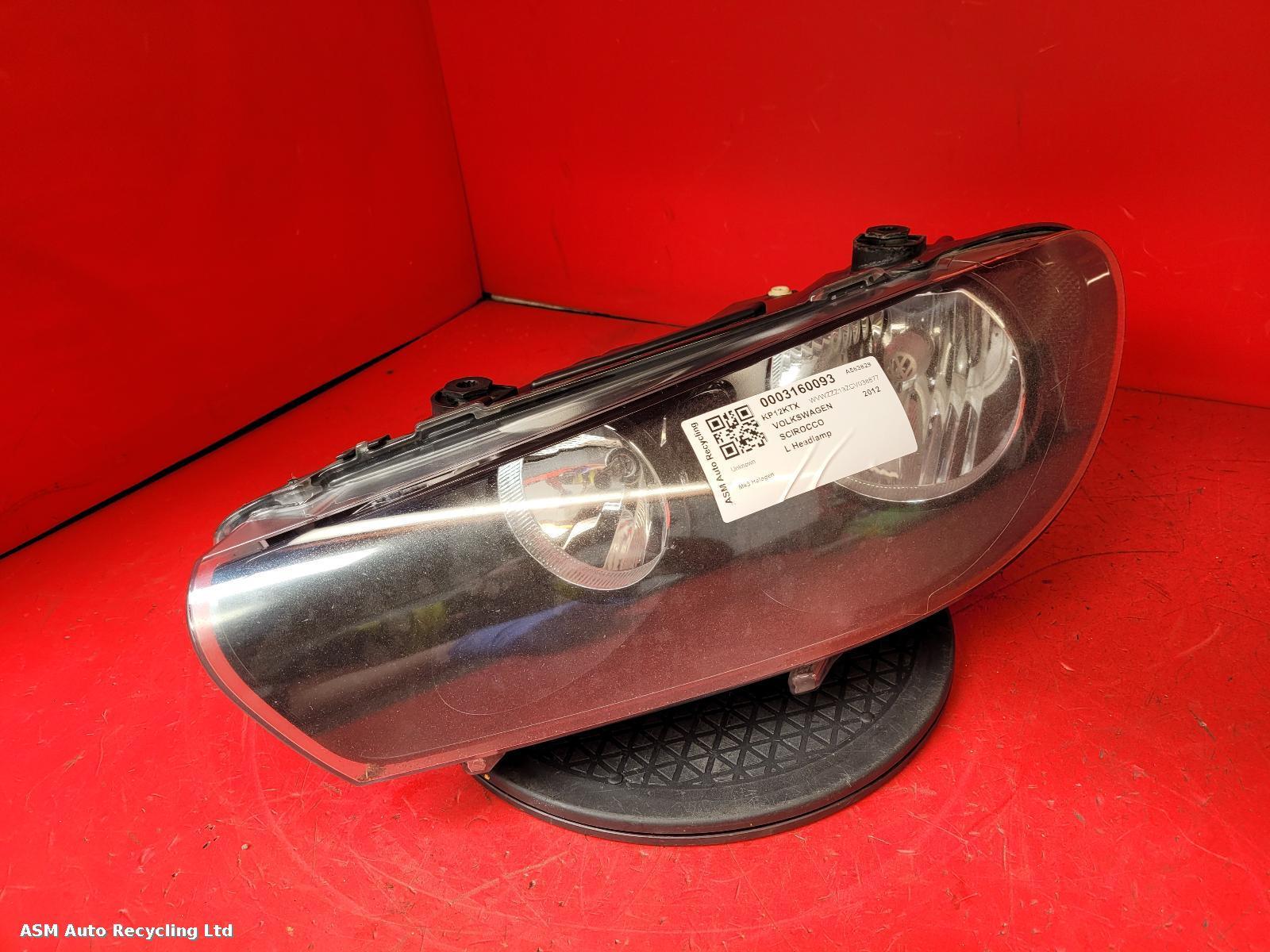 View Auto part L Headlamp Volkswagen Scirocco 2012