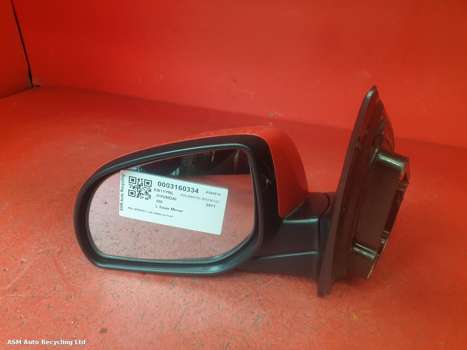View Auto part L Door Mirror Hyundai I20 2011