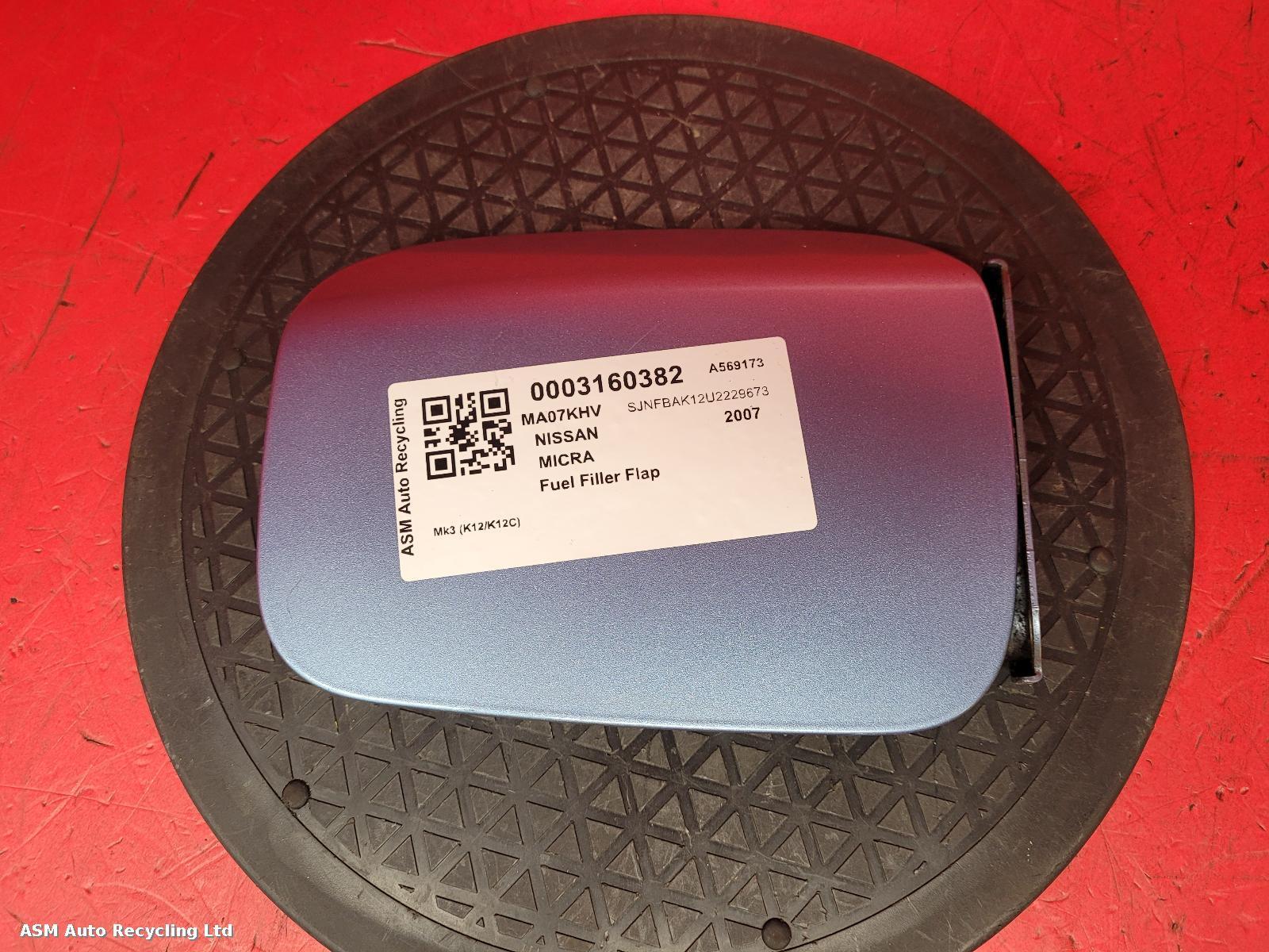View Auto part Fuel Filler Flap Nissan Micra 2007