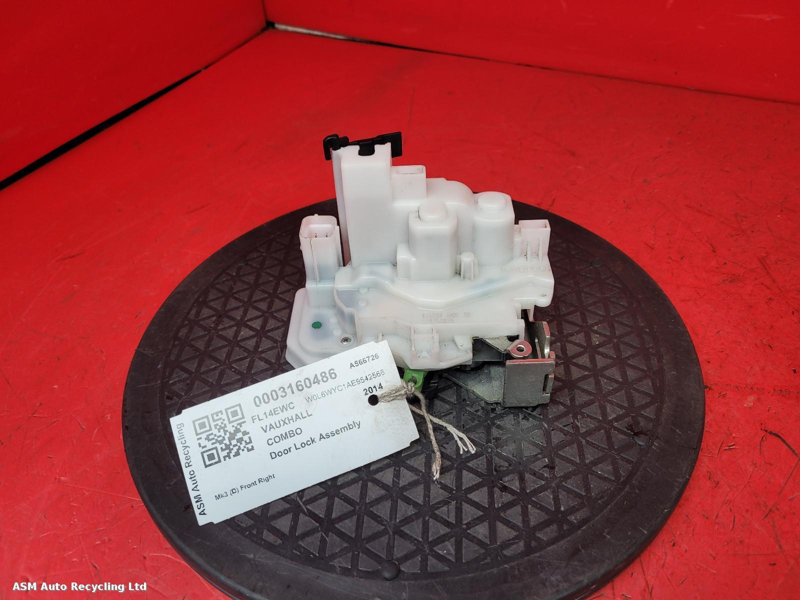 View Auto part Door Lock Assembly Vauxhall Combo 2014