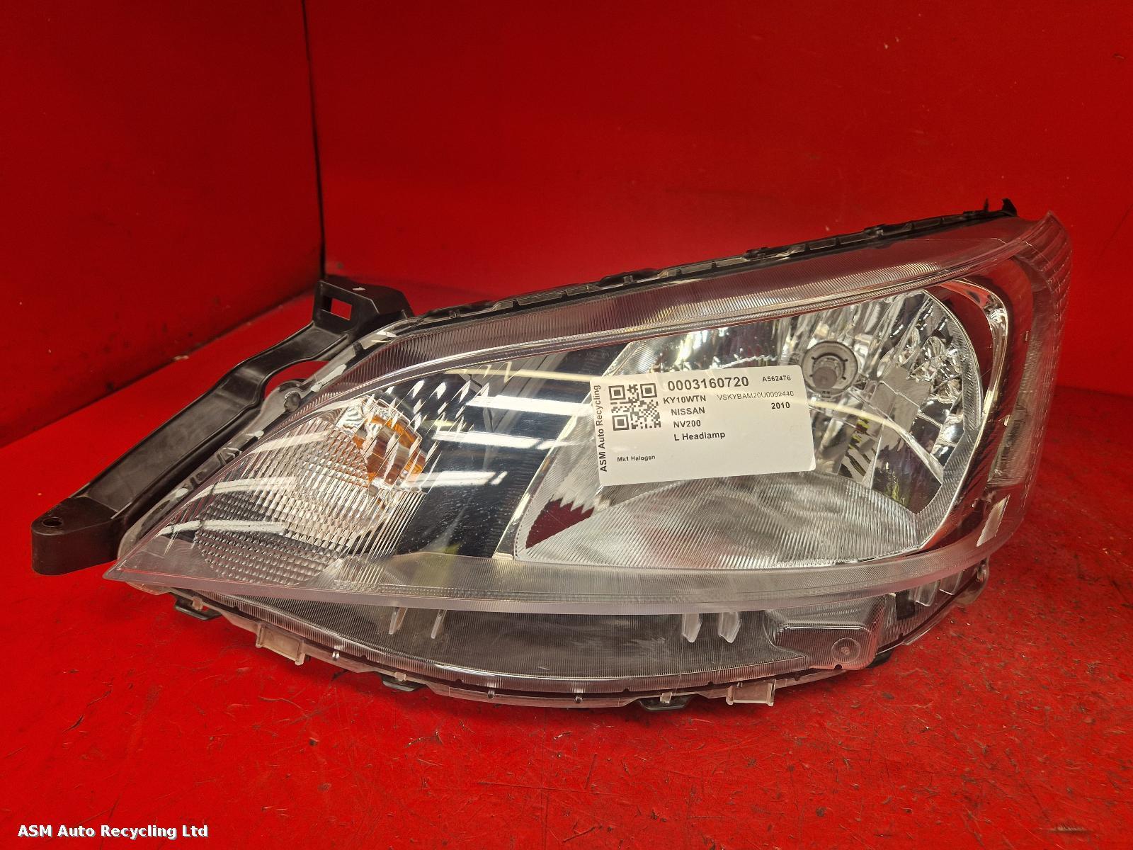 View Auto part L Headlamp Nissan Nv200 2010
