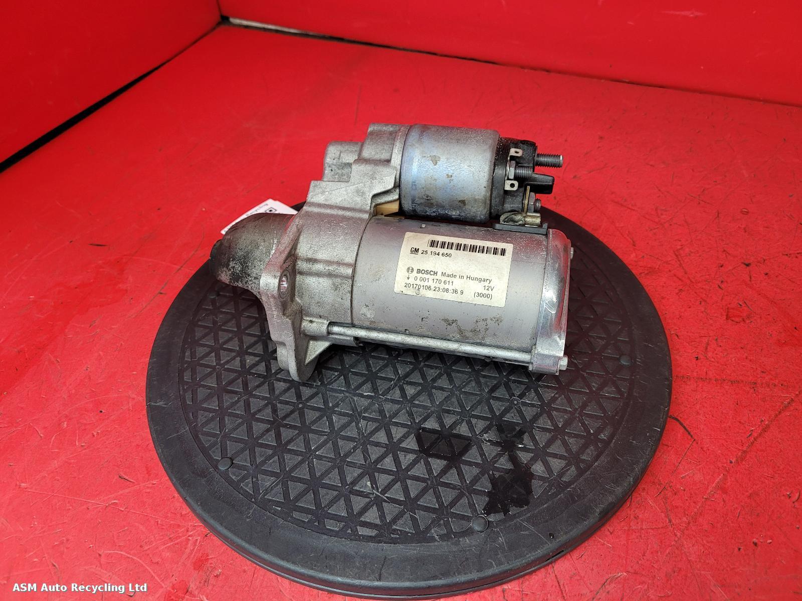 View Auto part Starter Motor Vauxhall Corsa 2017