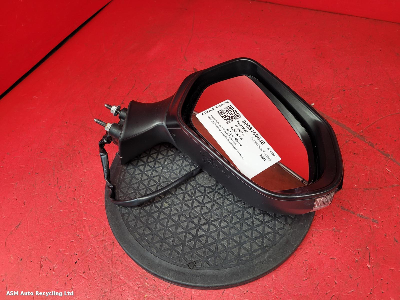 View Auto part R Door Mirror Toyota Corolla 2021