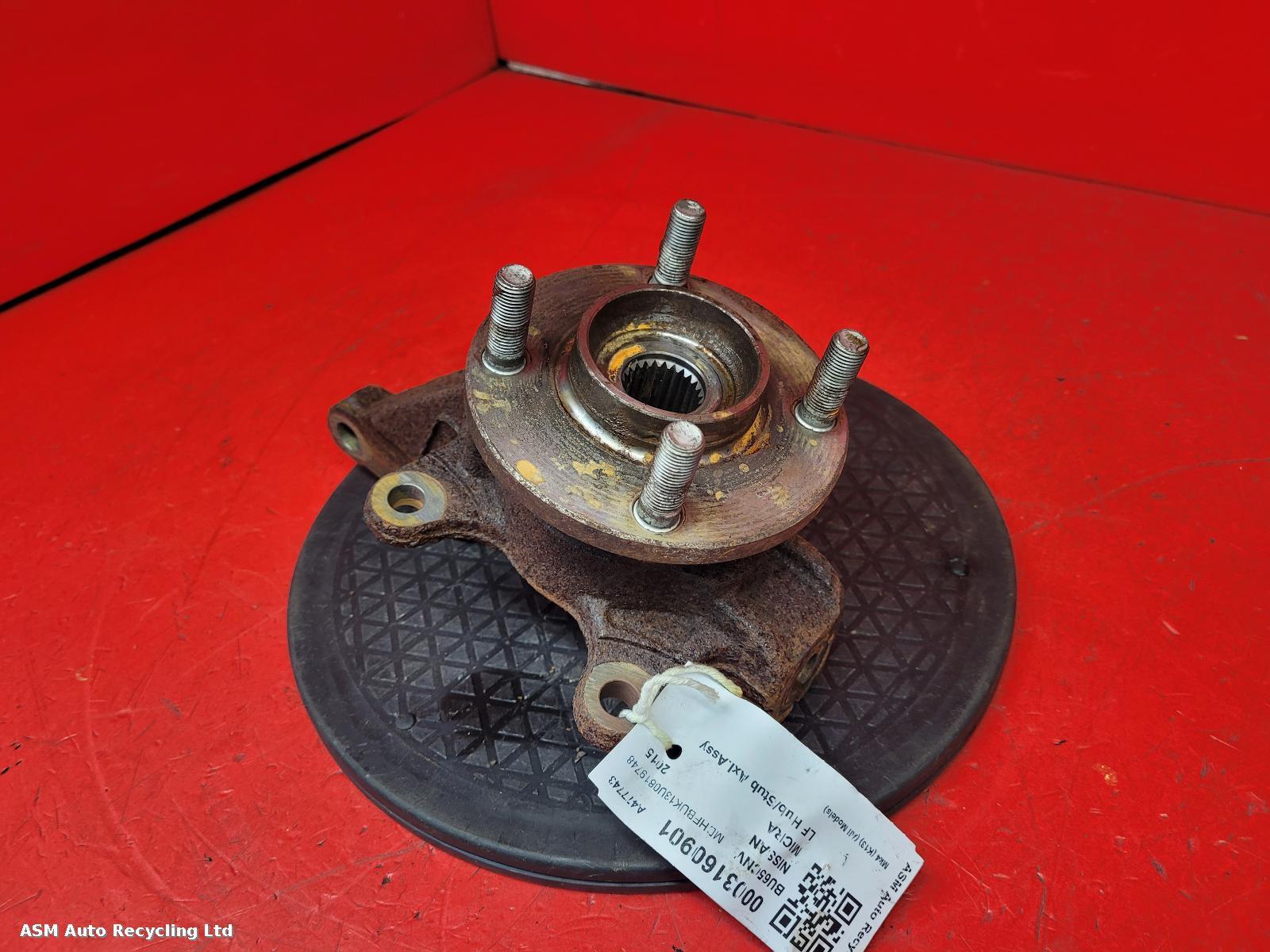 View Auto part LF Hub/Stub Axle Assembly Nissan Micra 2015