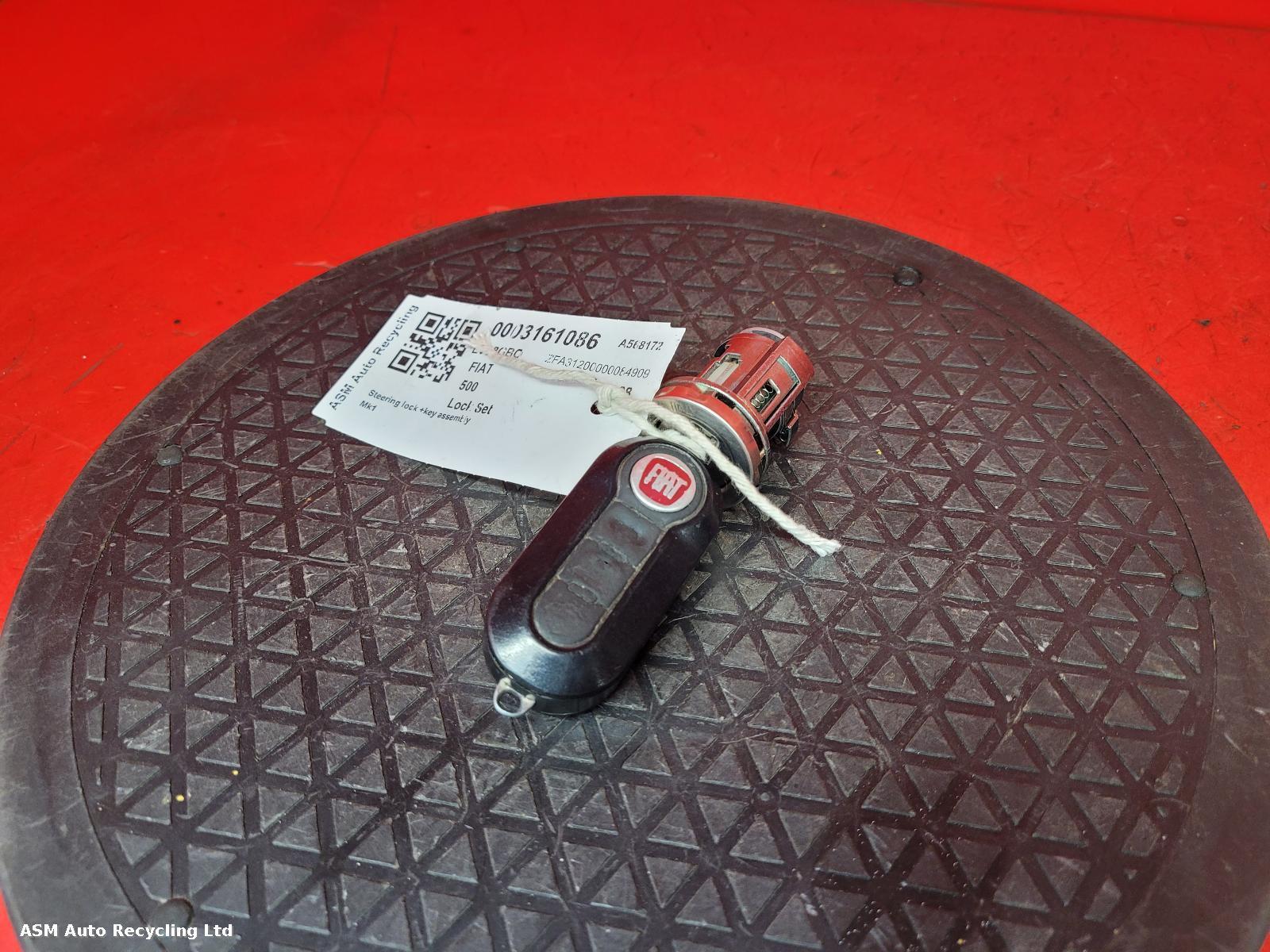 View Auto part Comp.Lock Set + Keys Fiat 500 2008