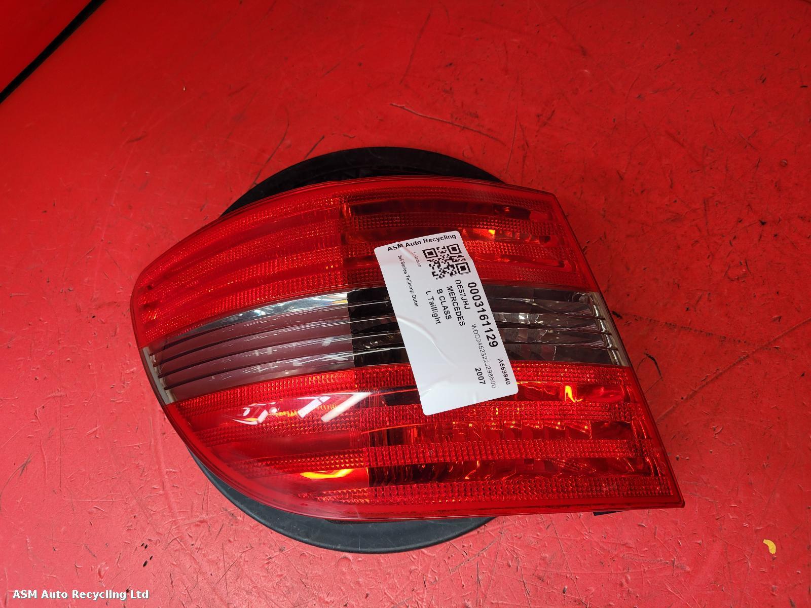 View Auto part L Taillight Mercedes B Class 2007