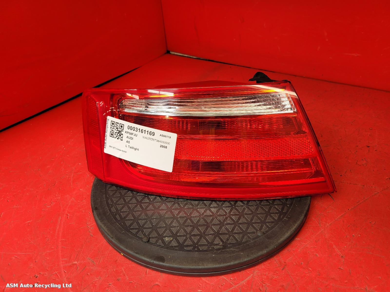 View Auto part L Taillight Audi A5 2008