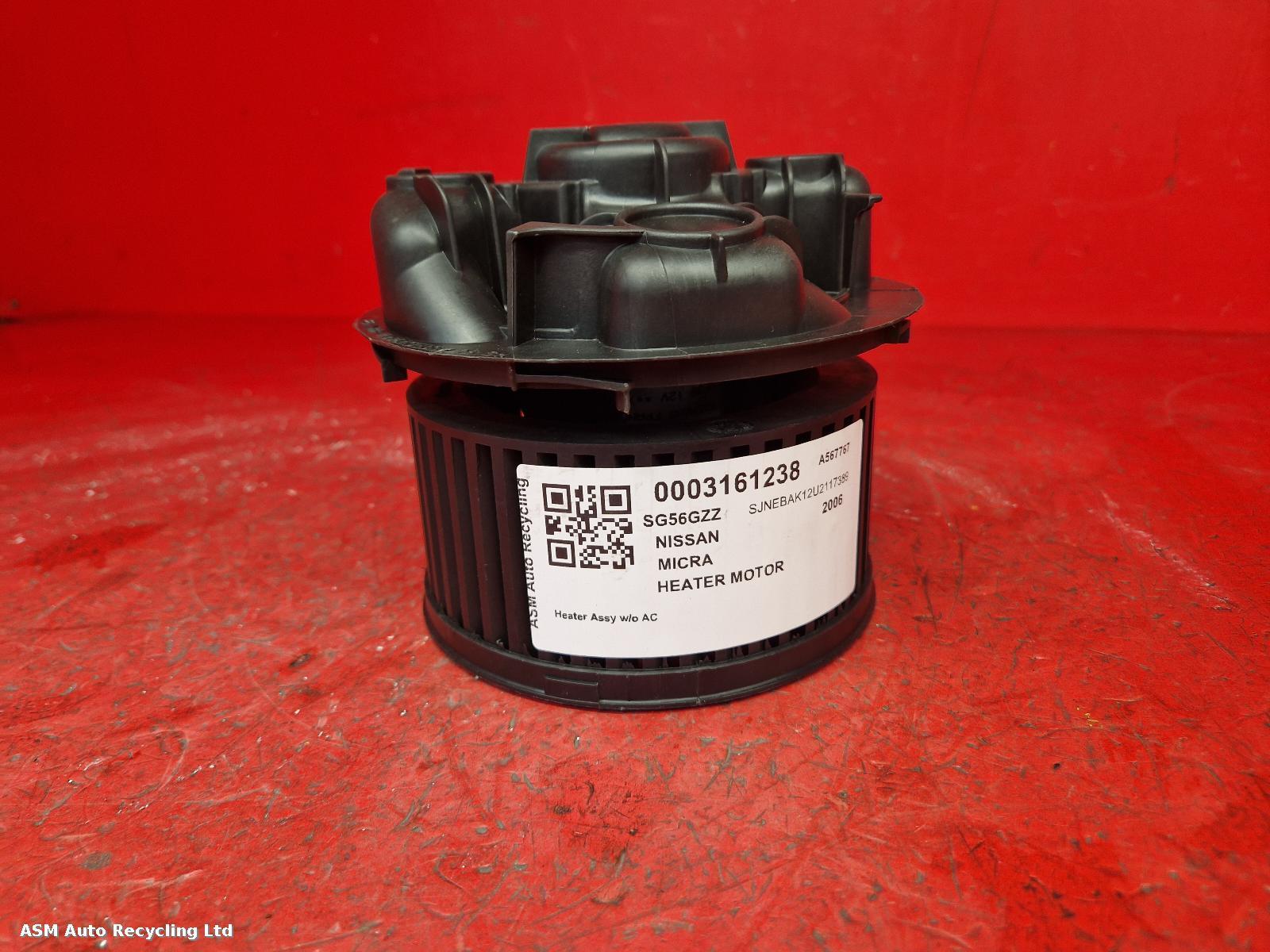 View Auto part Heater Motor/Assembly Nissan Micra 2006