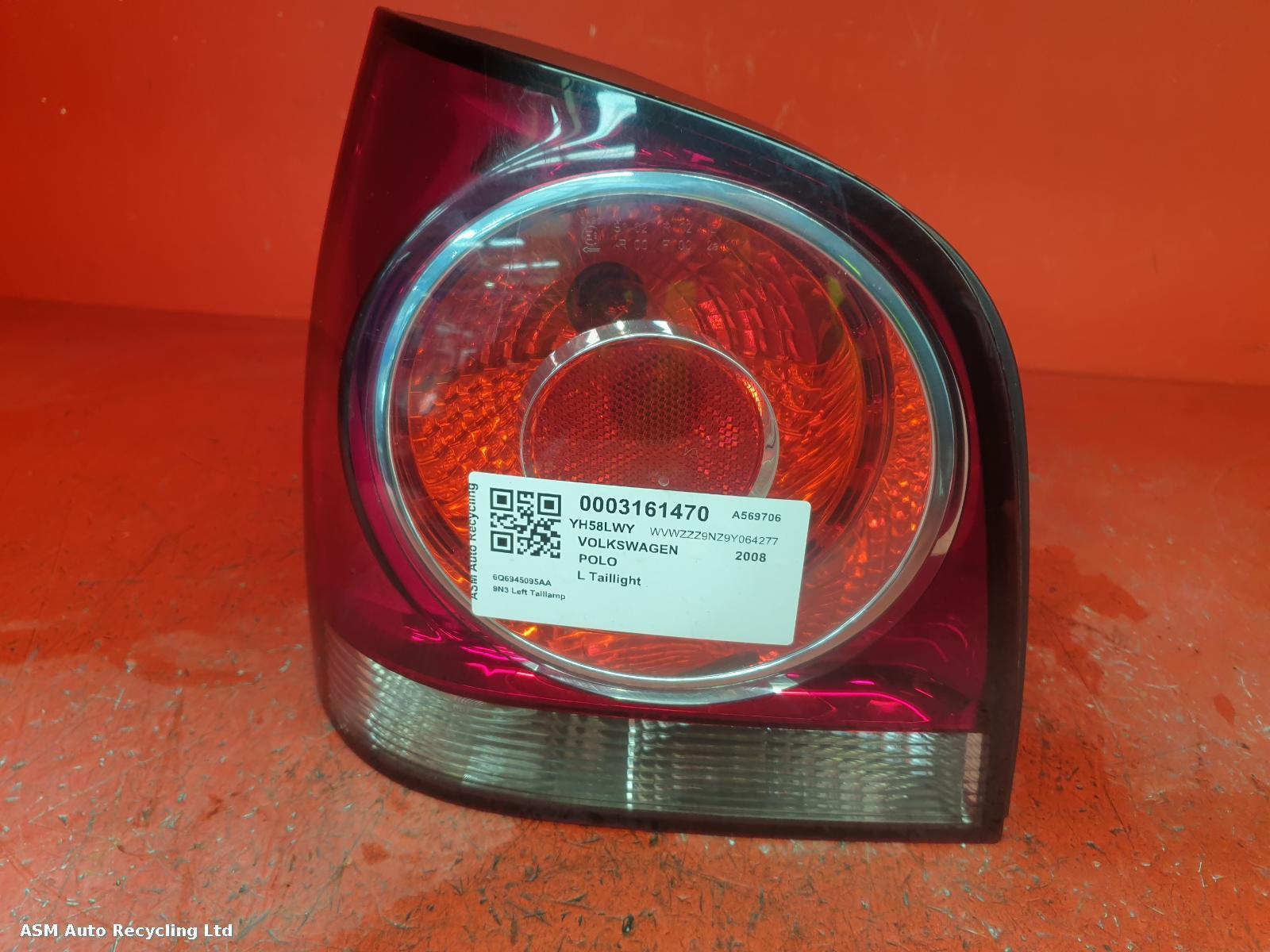 View Auto part L Taillight Volkswagen Polo 2008