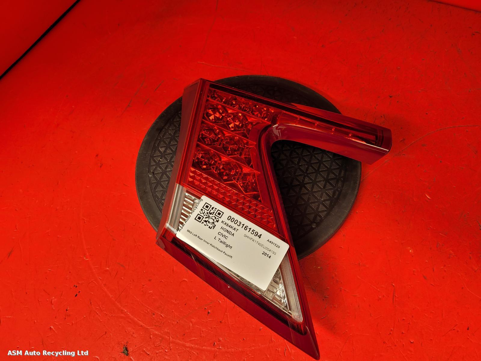 View Auto part L Taillight Honda Civic 2014