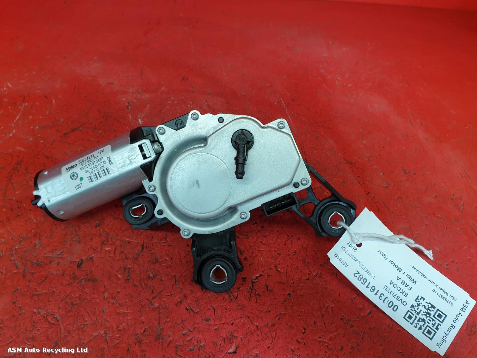 View Auto part Wiper Motor Rear Skoda Fabia 2007