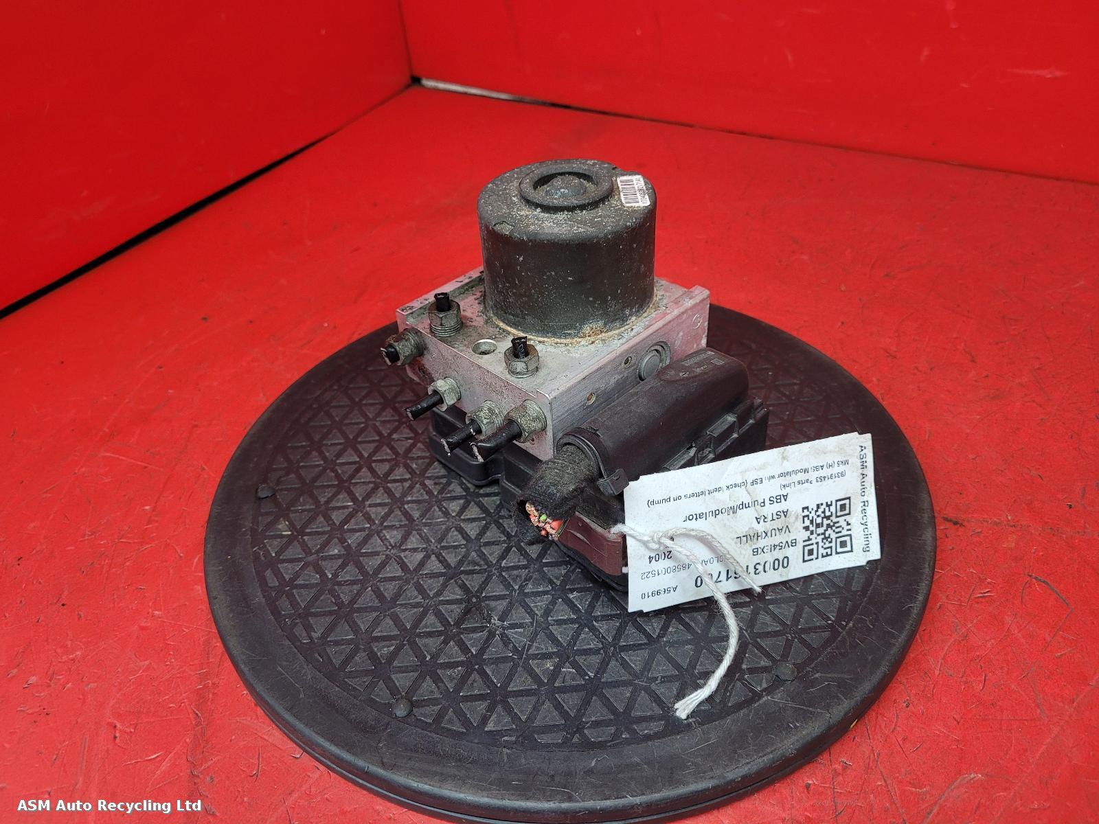 View Auto part ABS Pump/Modulator Vauxhall Astra 2004