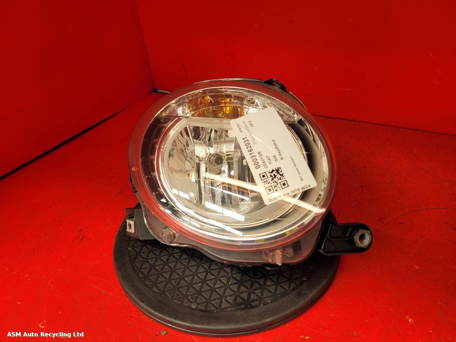 View Auto part R Headlamp Fiat 500 2012