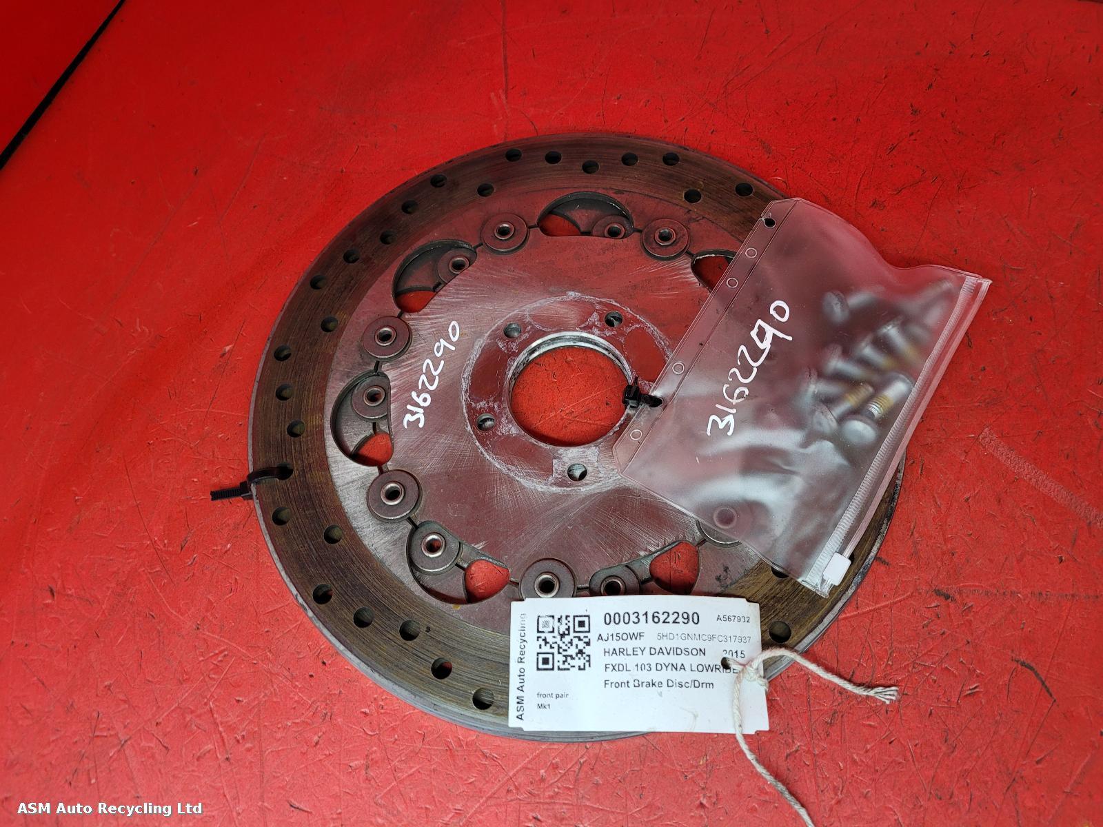 View Auto part Front Brake Disc/Drum Harley Davidson Fxdl 103 Dyna Lowrider 2015