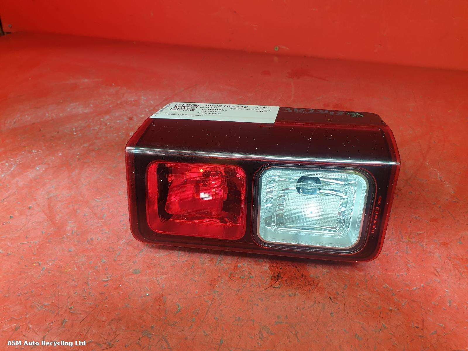 View Auto part L Taillight Vauxhall Vivaro 2017