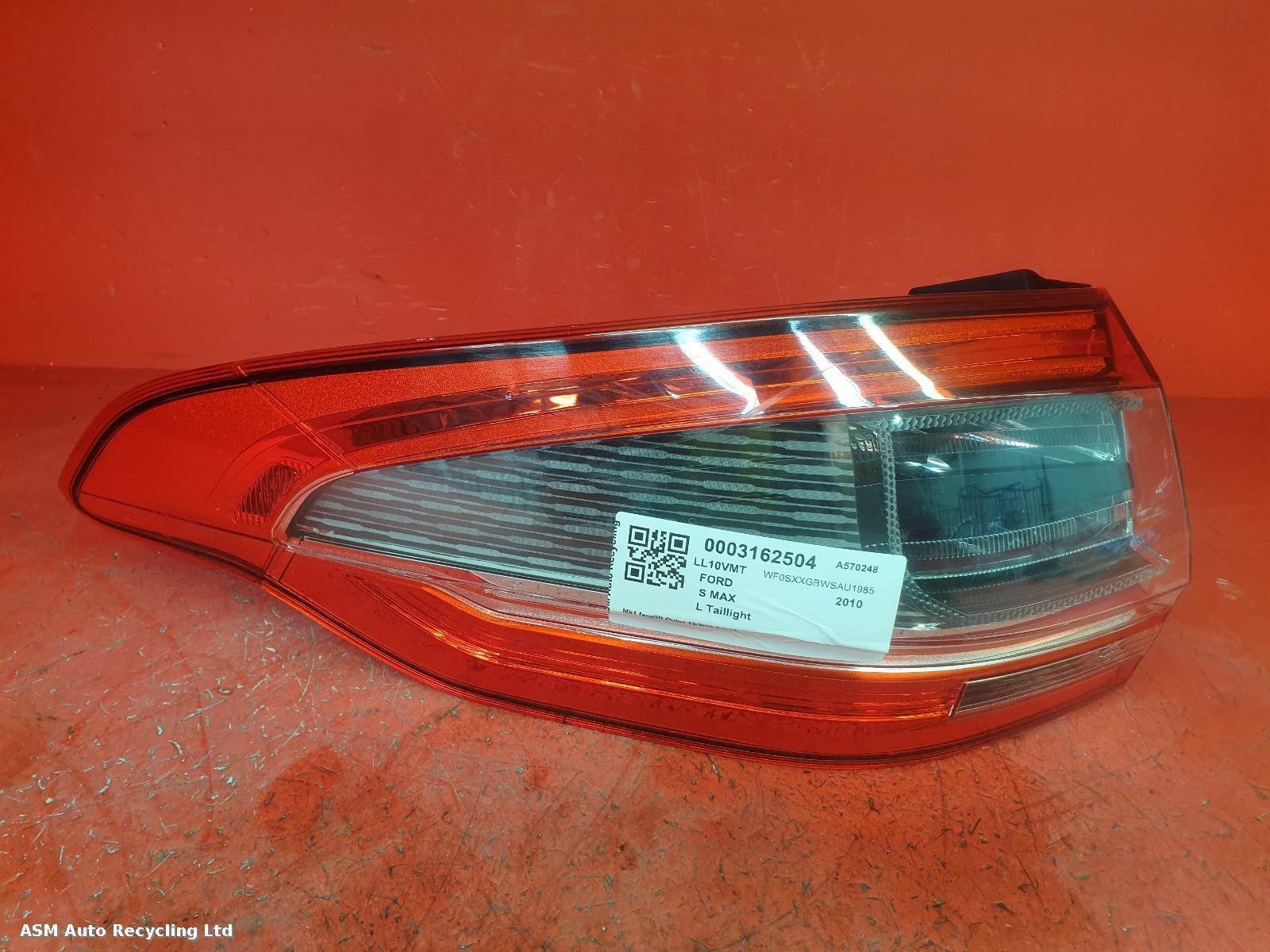 View Auto part L Taillight Ford S Max 2010