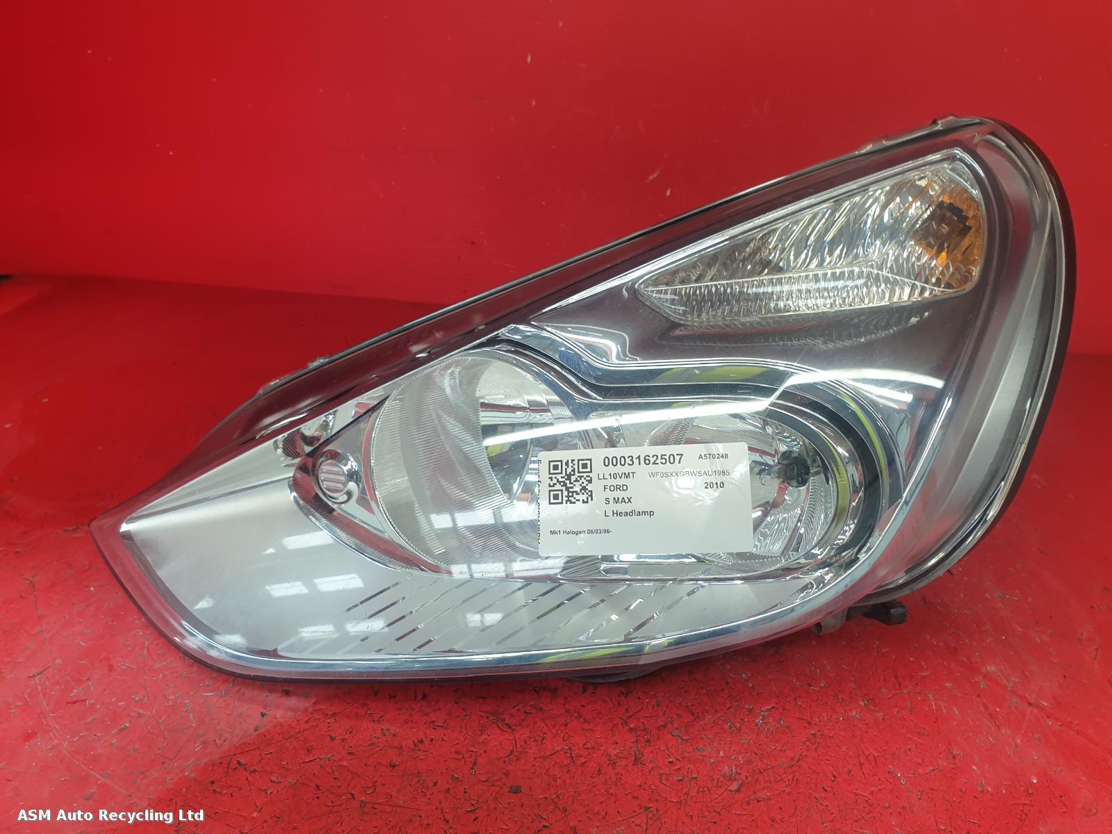 View Auto part L Headlamp Ford S Max 2010