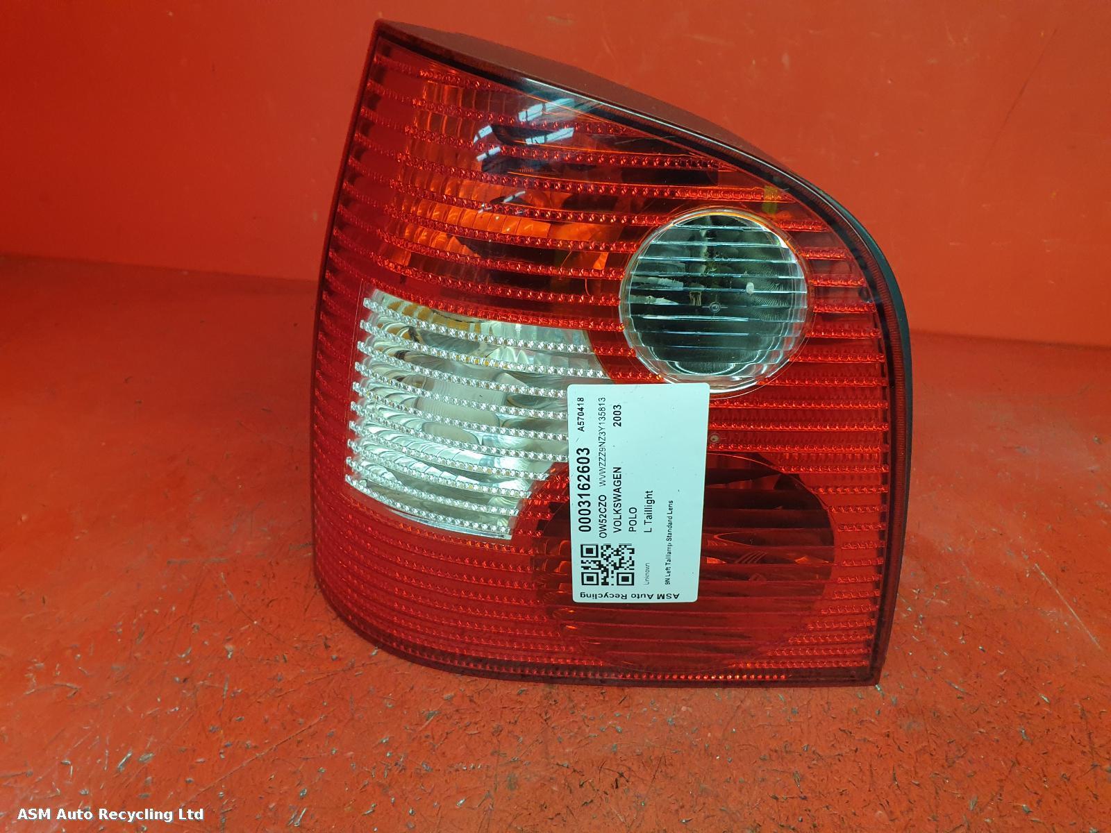 View Auto part L Taillight Volkswagen Polo 2003