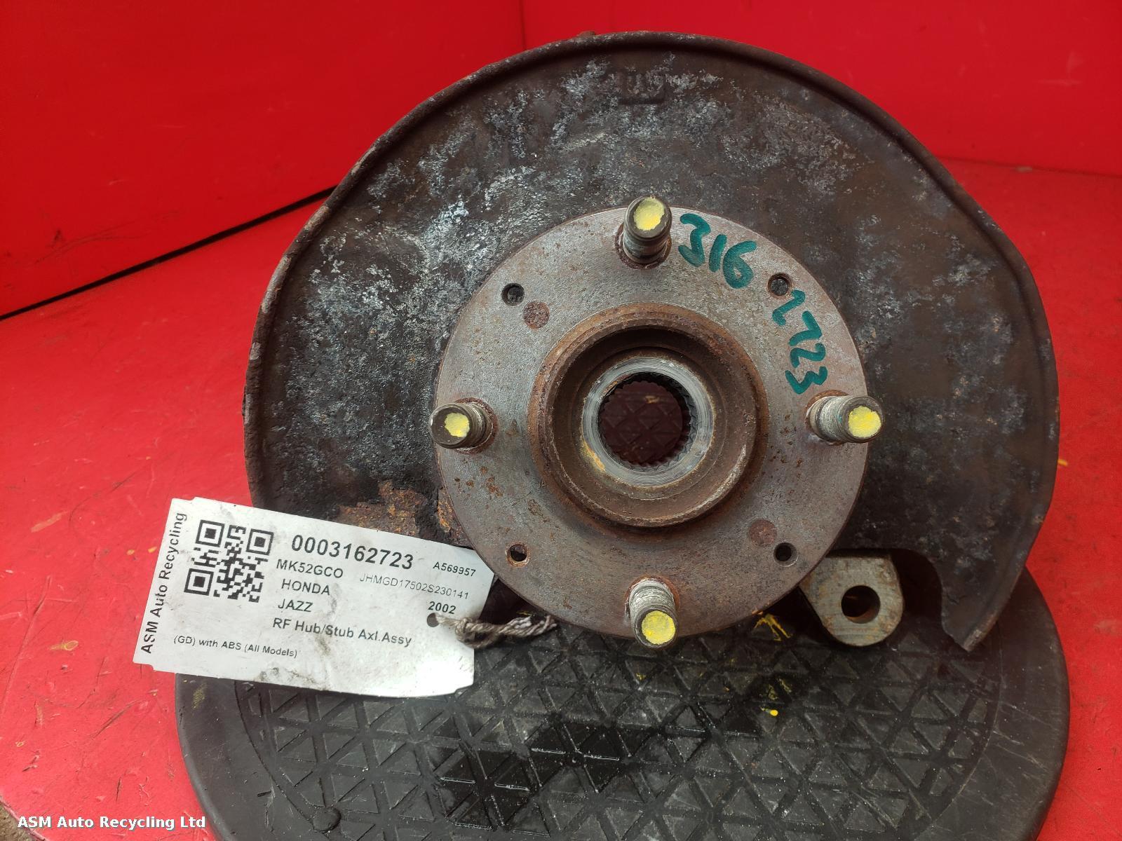 View Auto part RF Hub/Stub Axle Assembly Honda Jazz 2002