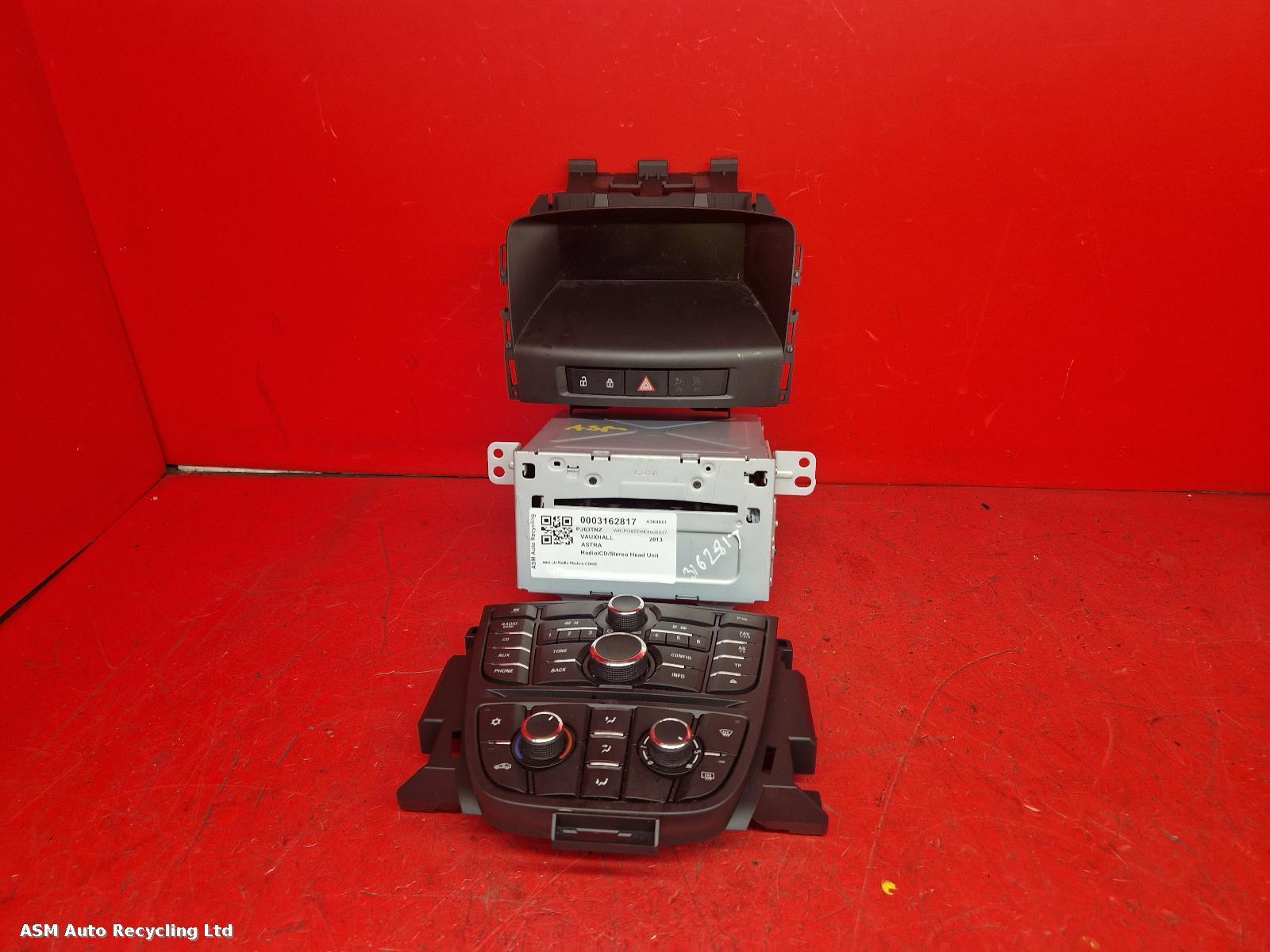 View Auto part A/V Equipment Vauxhall Astra 2013
