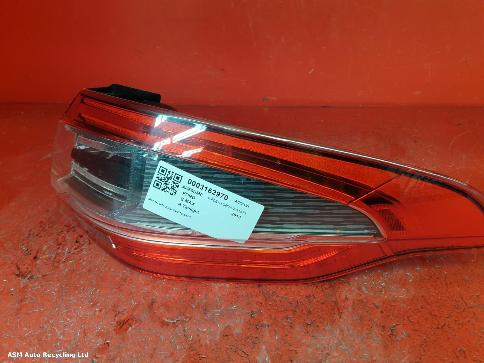 View Auto part R Taillight Ford S Max 2010