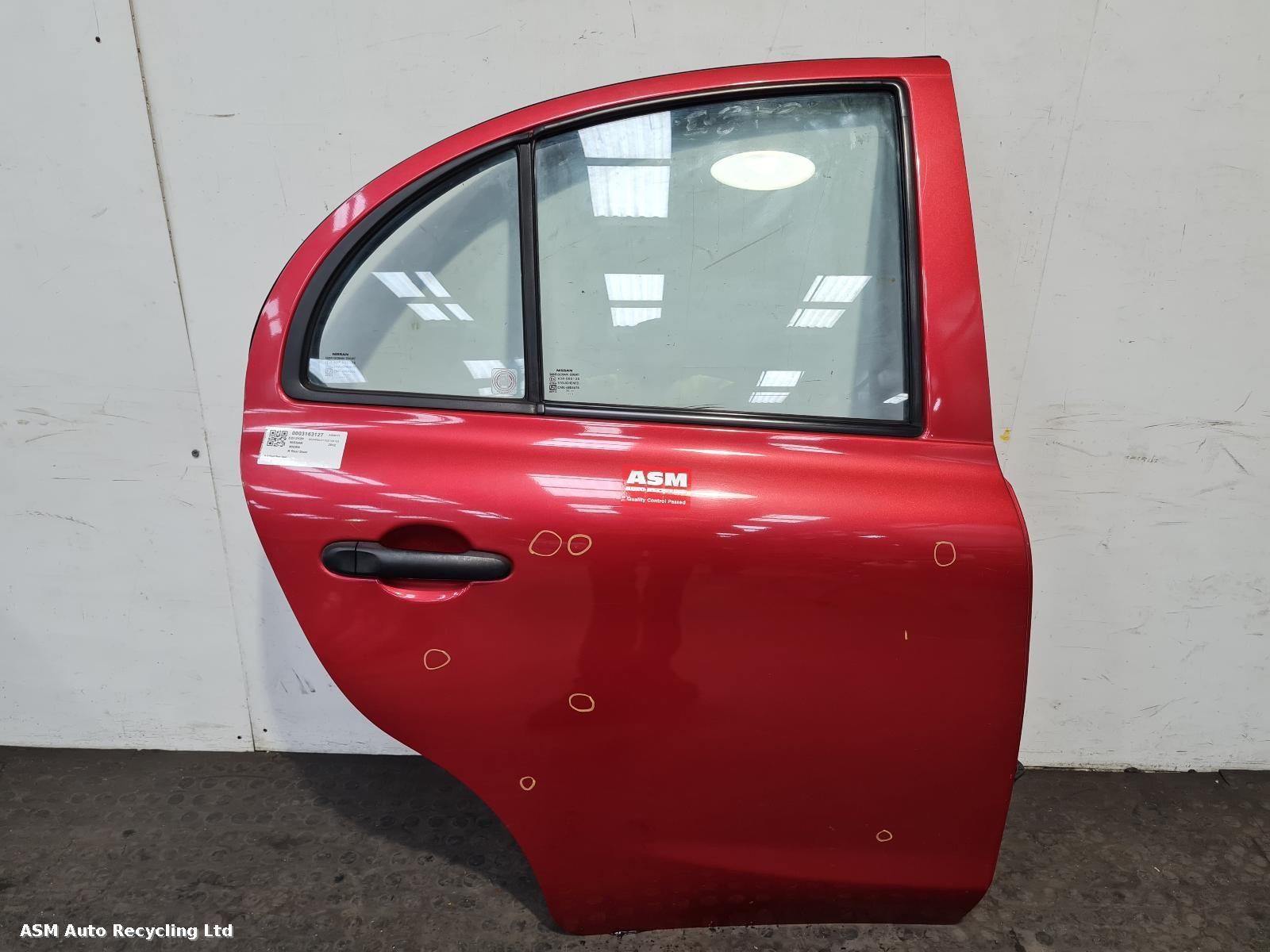 View Auto part R Rear Door Nissan Micra 2012