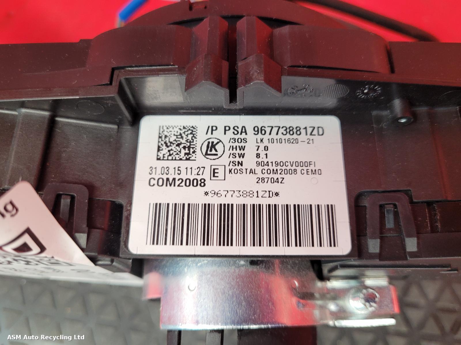 View Auto part Combination Switch Citroen Ds3 2015