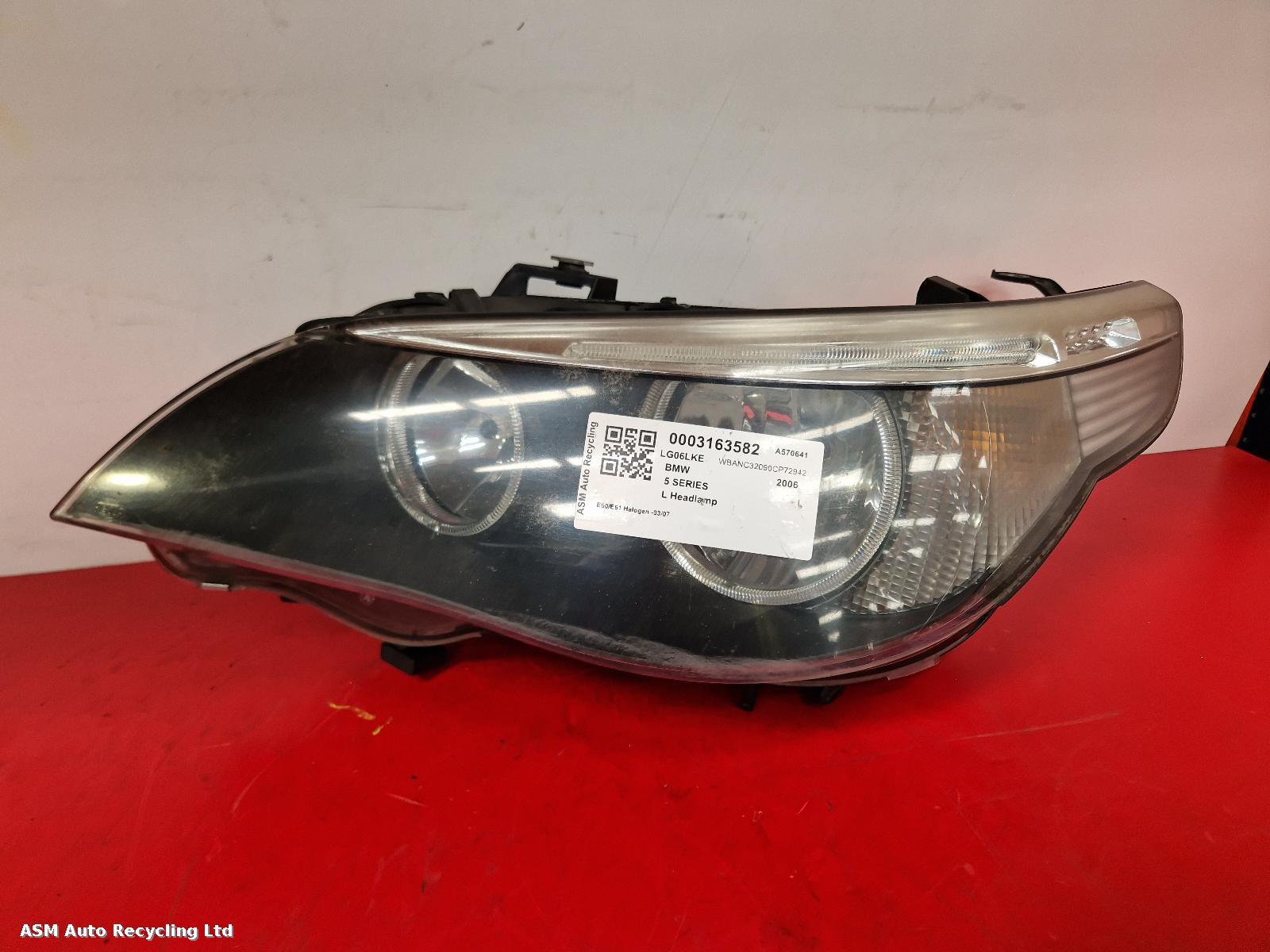 View Auto part L Headlamp Bmw 5 Series 2006