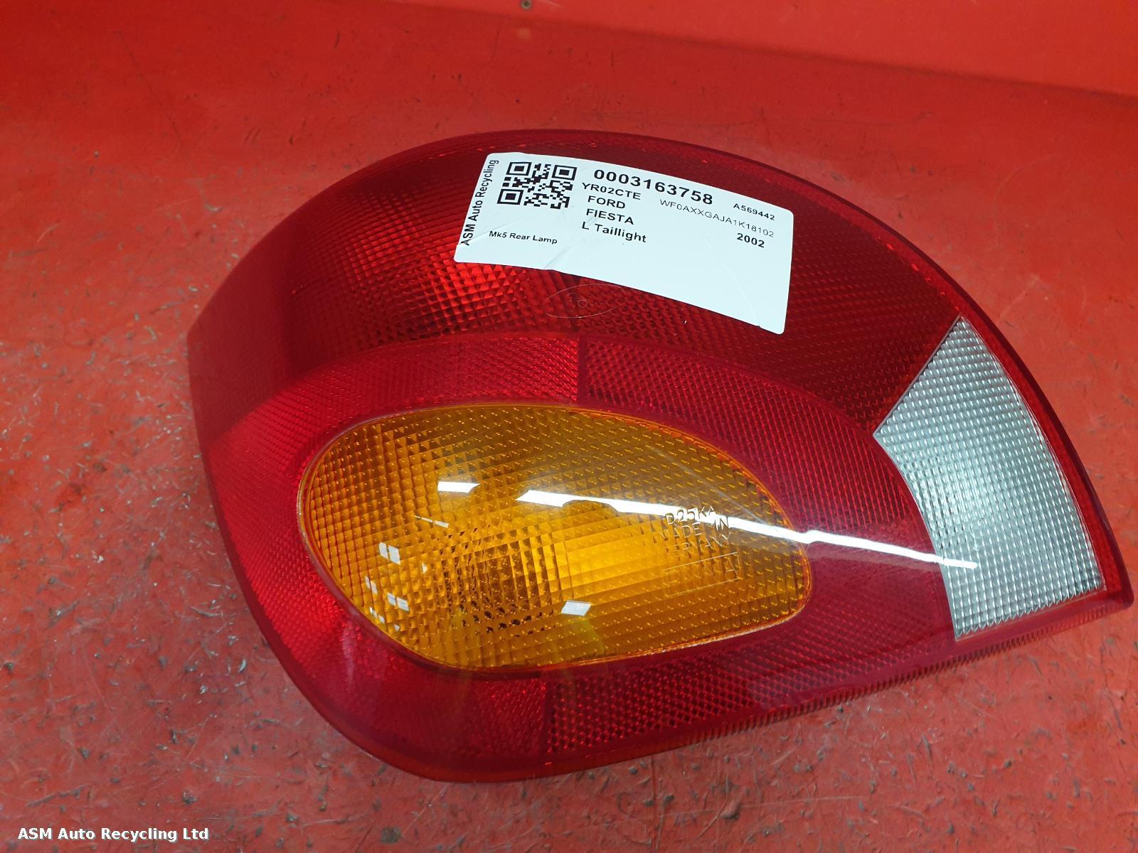 View Auto part L Taillight Ford Fiesta 2002