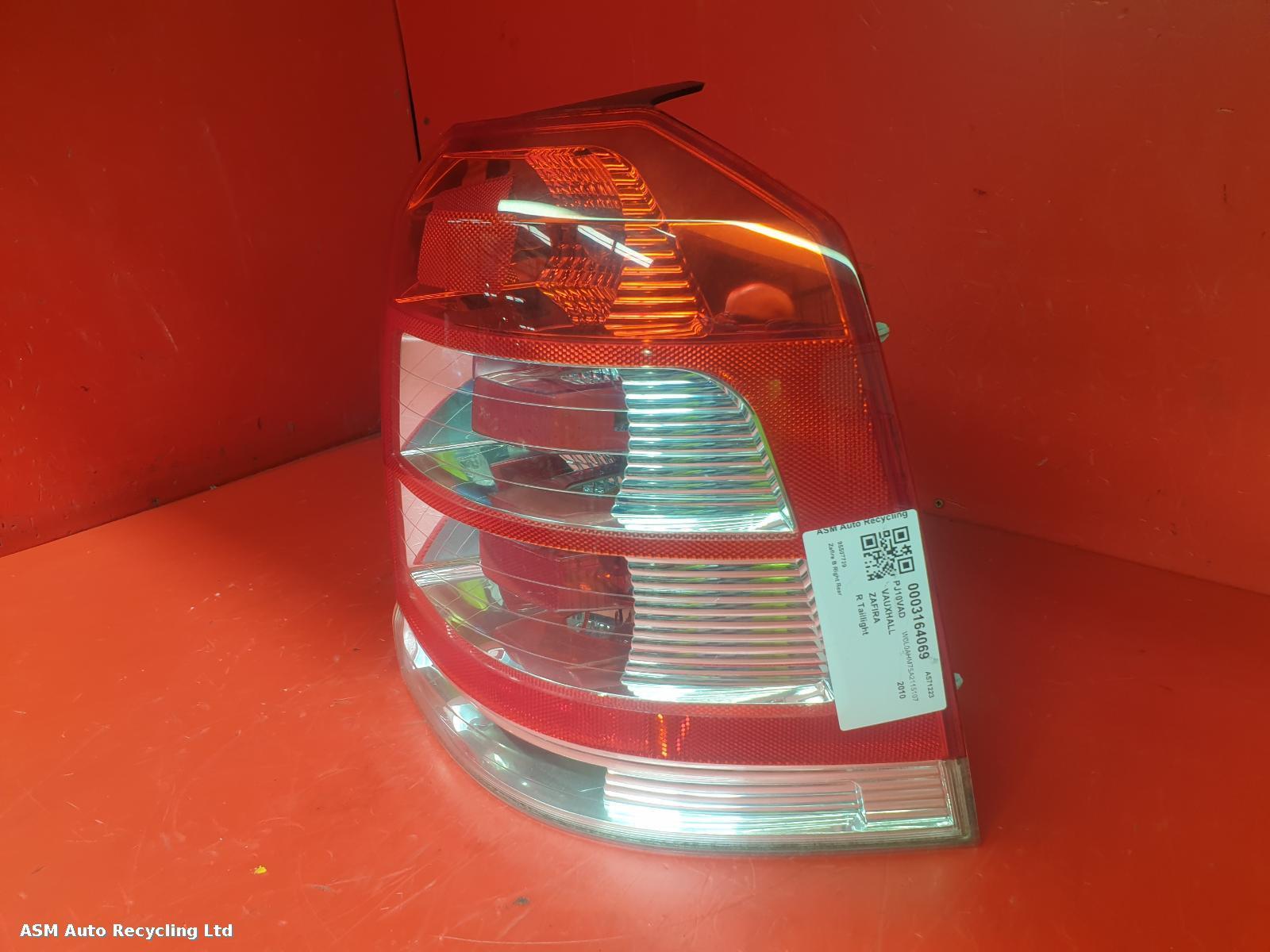View Auto part R Taillight Vauxhall Zafira 2010