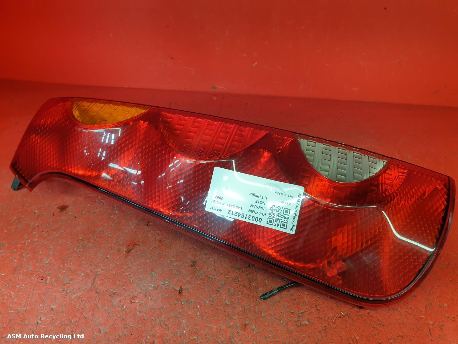 View Auto part L Taillight Nissan Note 2007