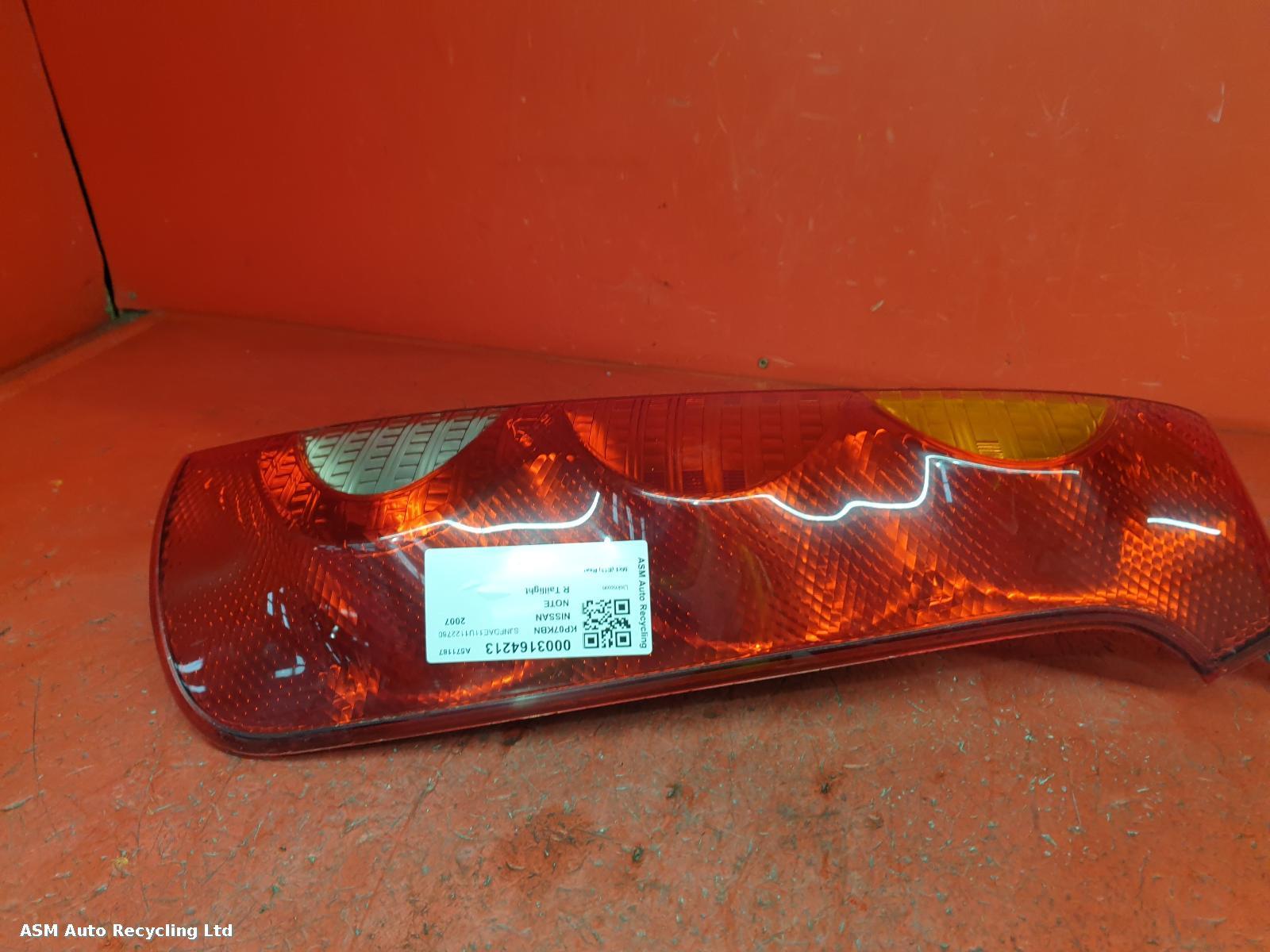 View Auto part R Taillight Nissan Note 2007