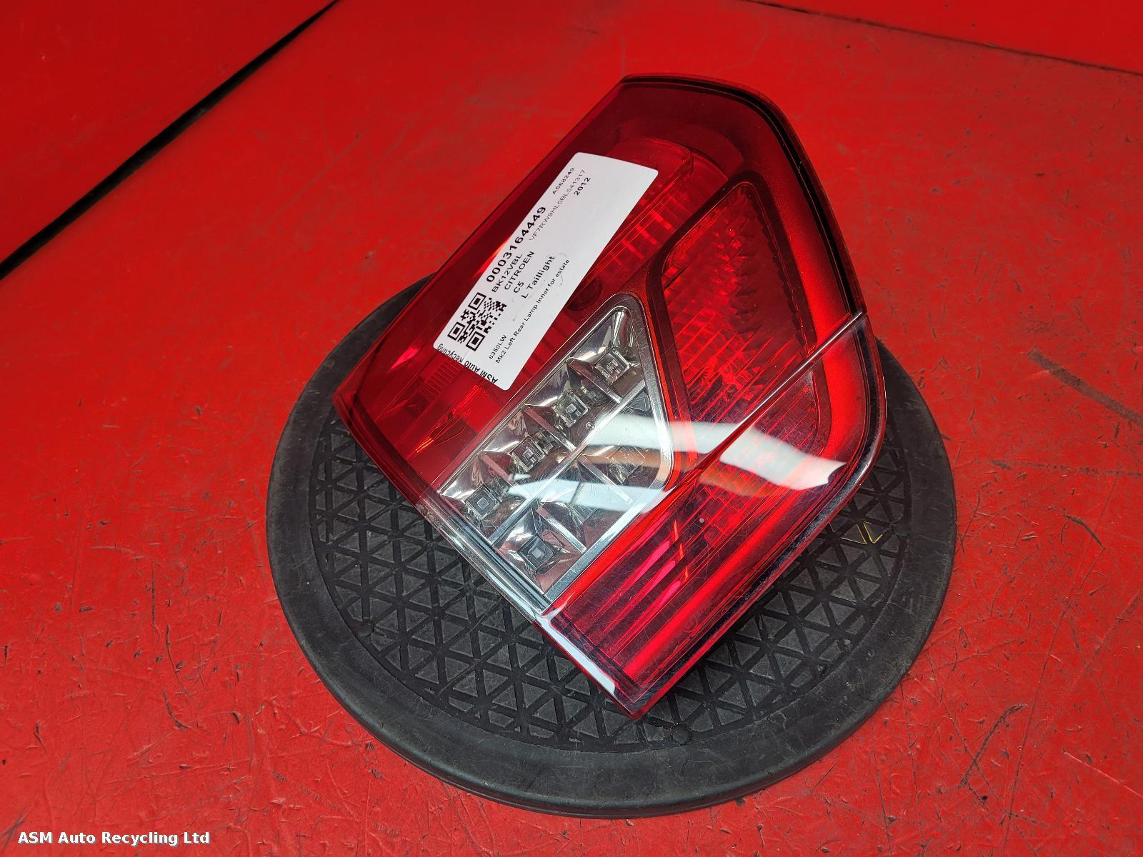 View Auto part L Taillight Citroen C5 2012