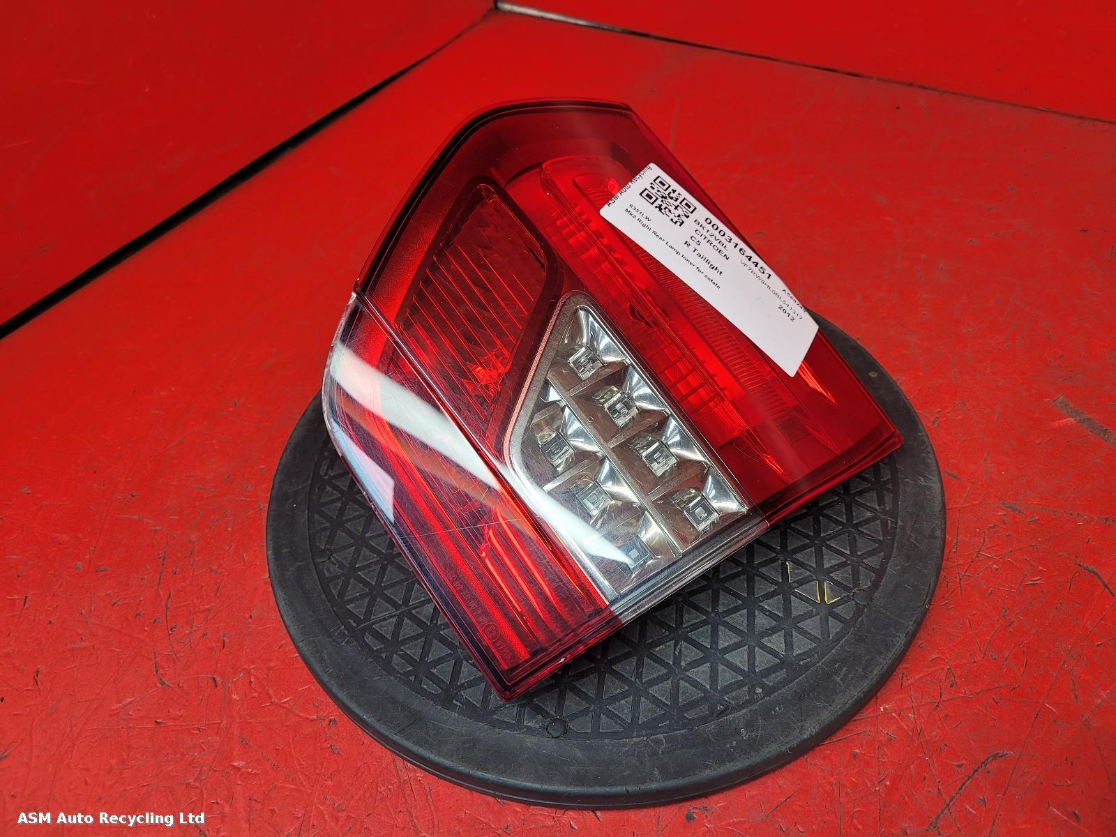 View Auto part R Taillight Citroen C5 2012