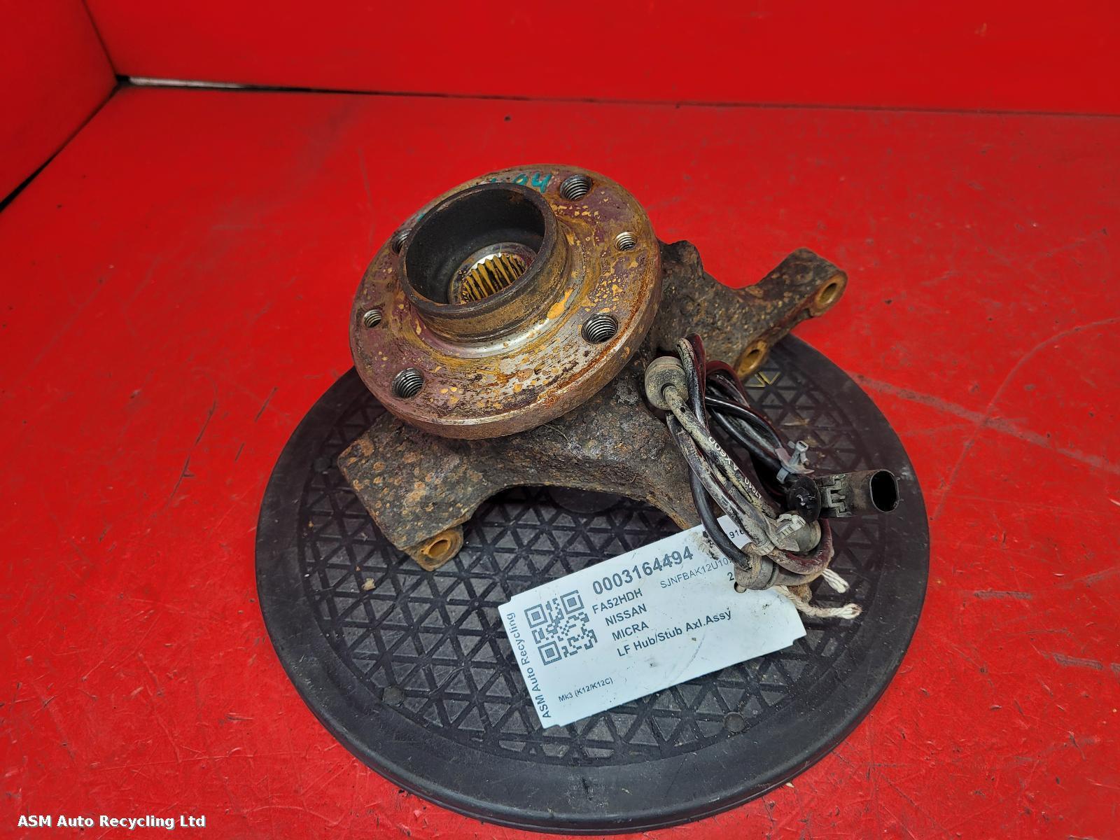 View Auto part LF Hub/Stub Axle Assembly Nissan Micra 2003