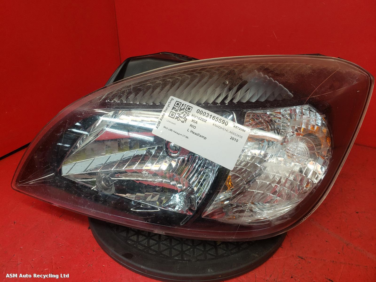 View Auto part L Headlamp Kia Rio 2010