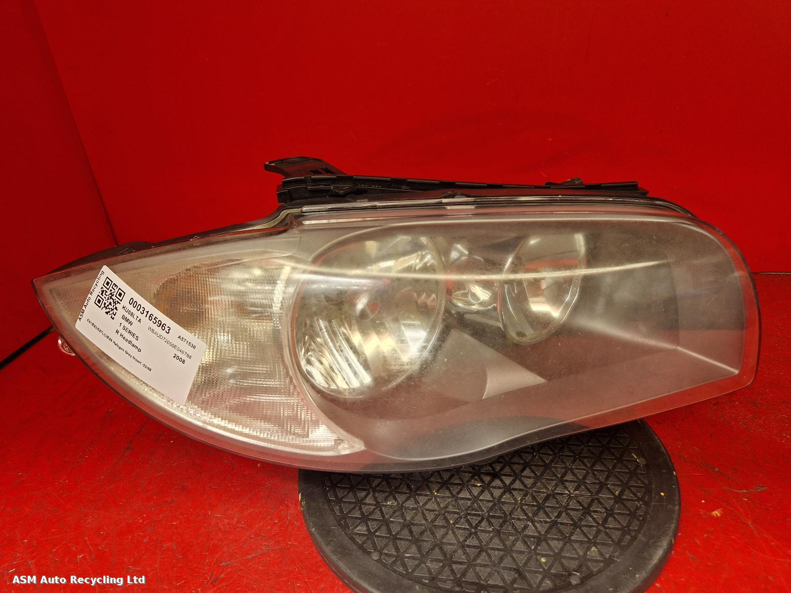 View Auto part R Headlamp Bmw 1 Series 2008
