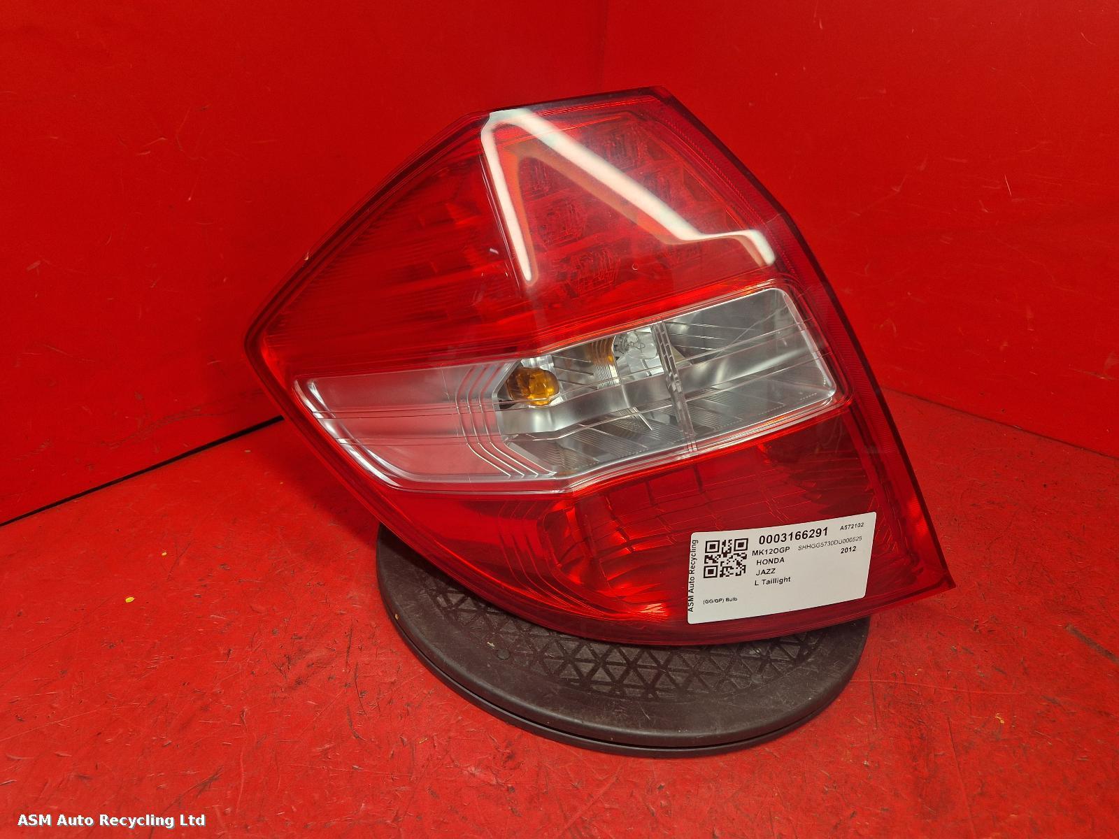 View Auto part L Taillight Honda Jazz 2012